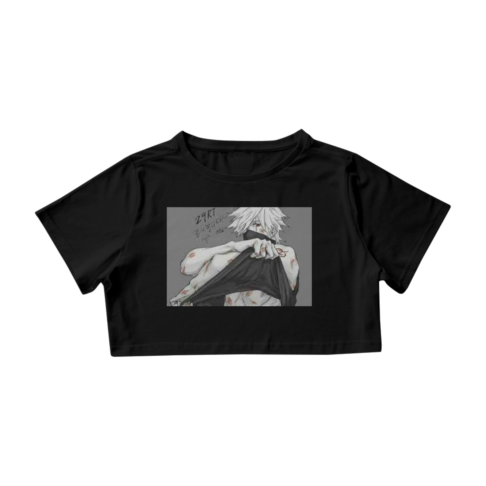Nome do produto: Cropped Kakashi sem camisa
