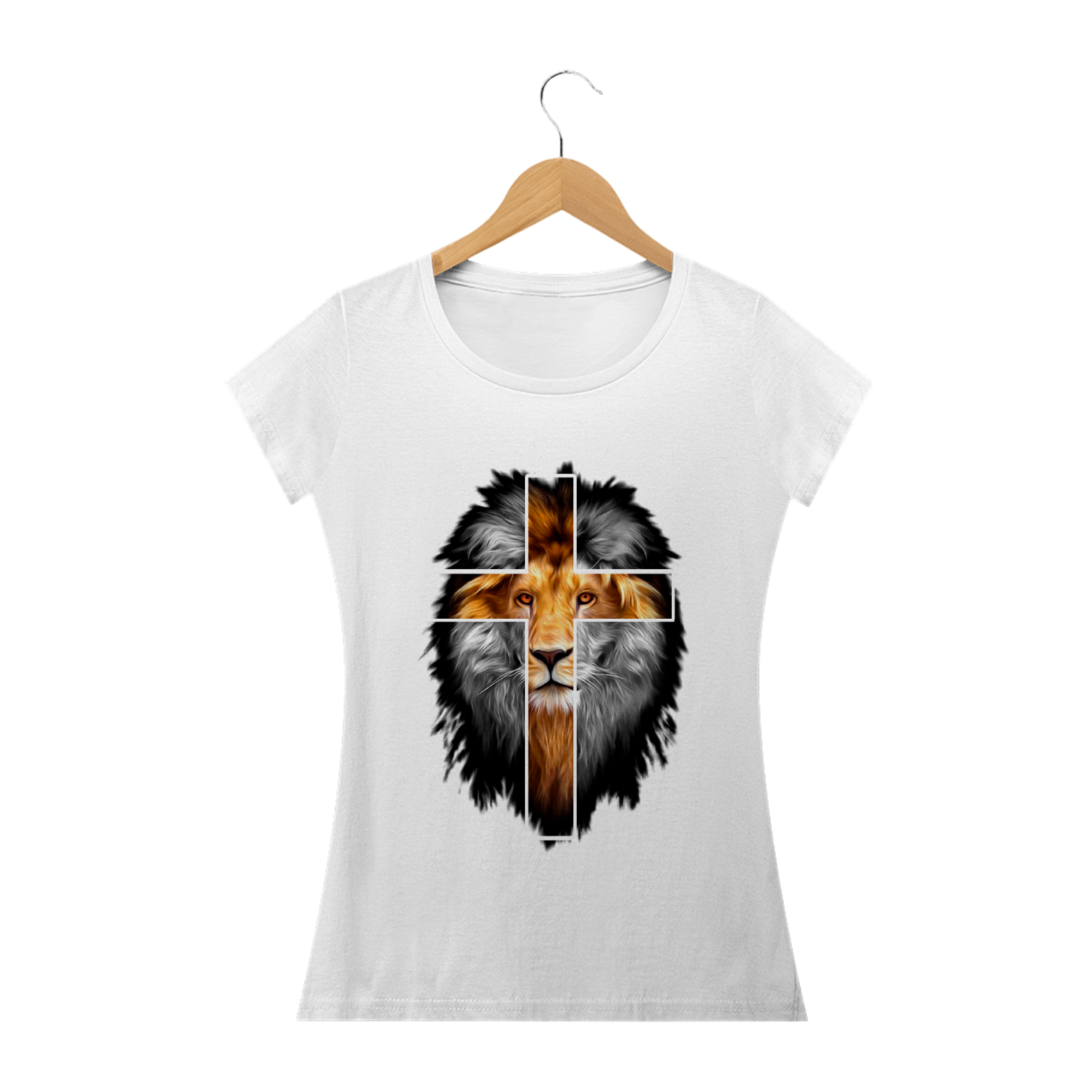 Nome do produto: Baby Long Quality Gospel - Leão e Cruz