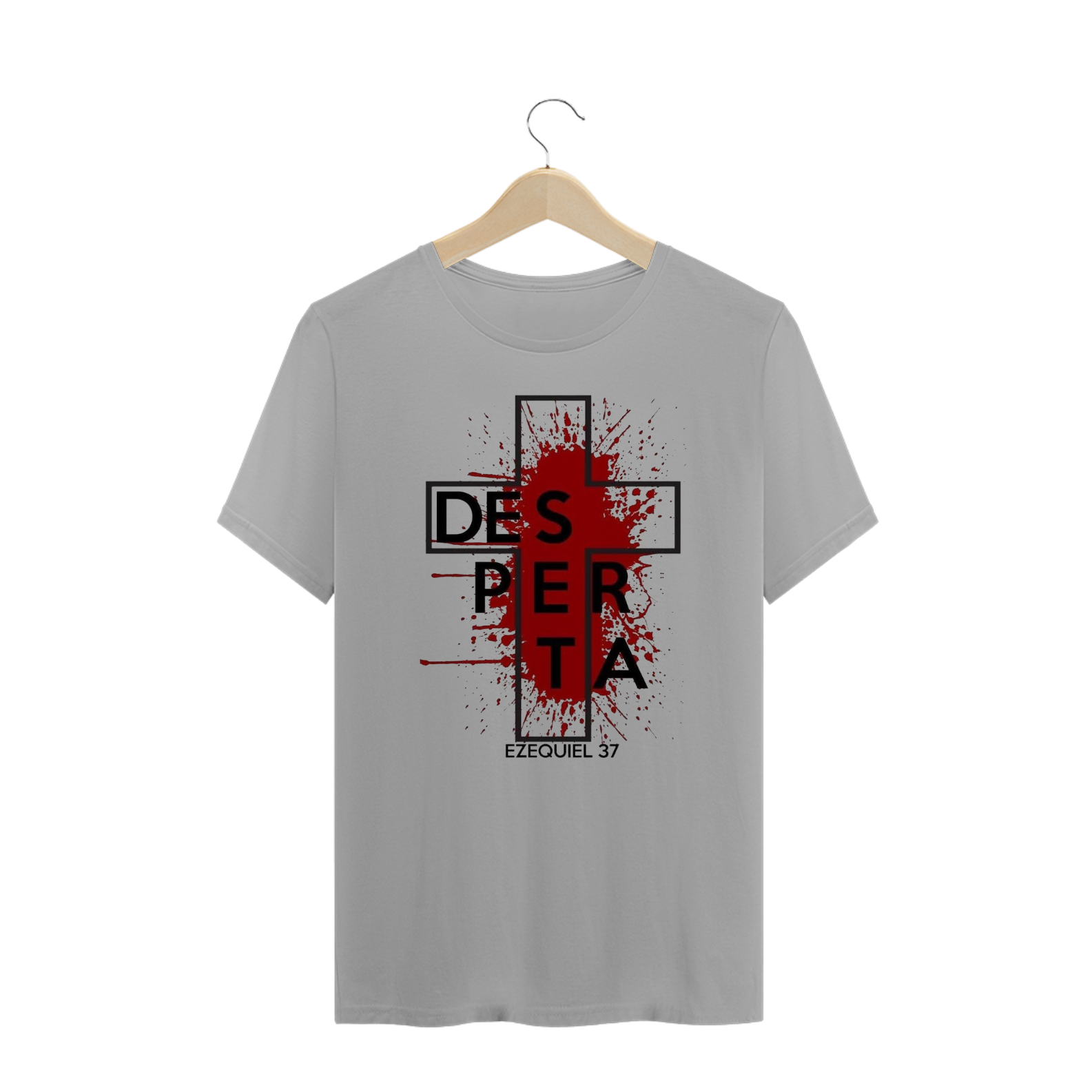 Nome do produto: Camiseta Plus Size Gospel - Desperta