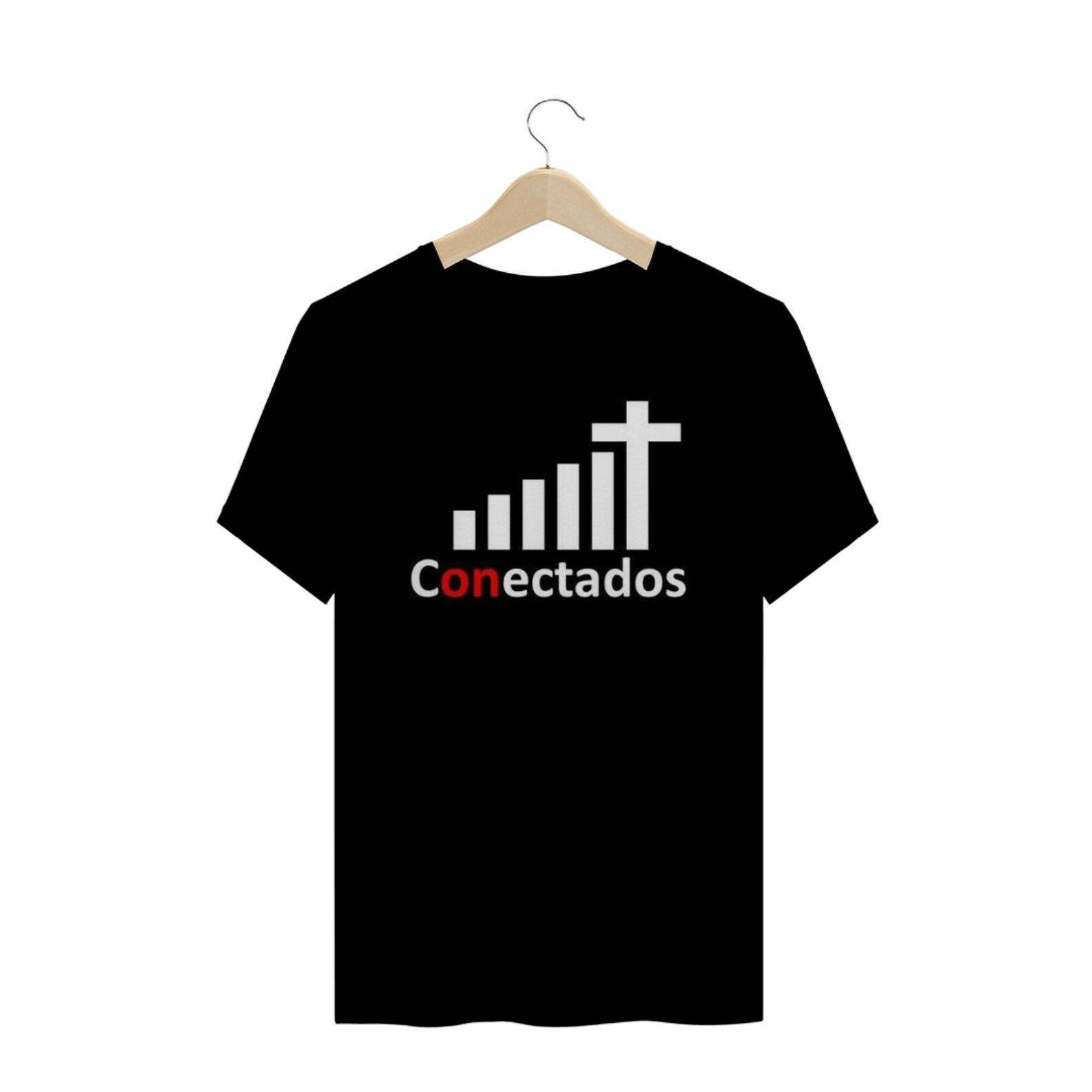 Nome do produto: Camiseta T-Shirt Gospel - Conectados