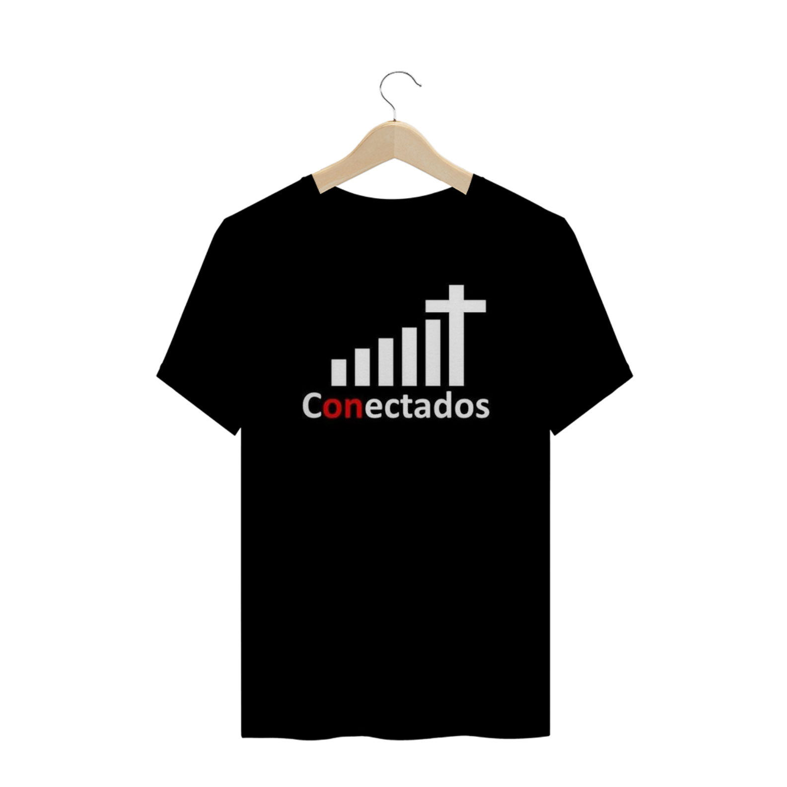Nome do produto: Camiseta Gospel Plus Size - Conectados