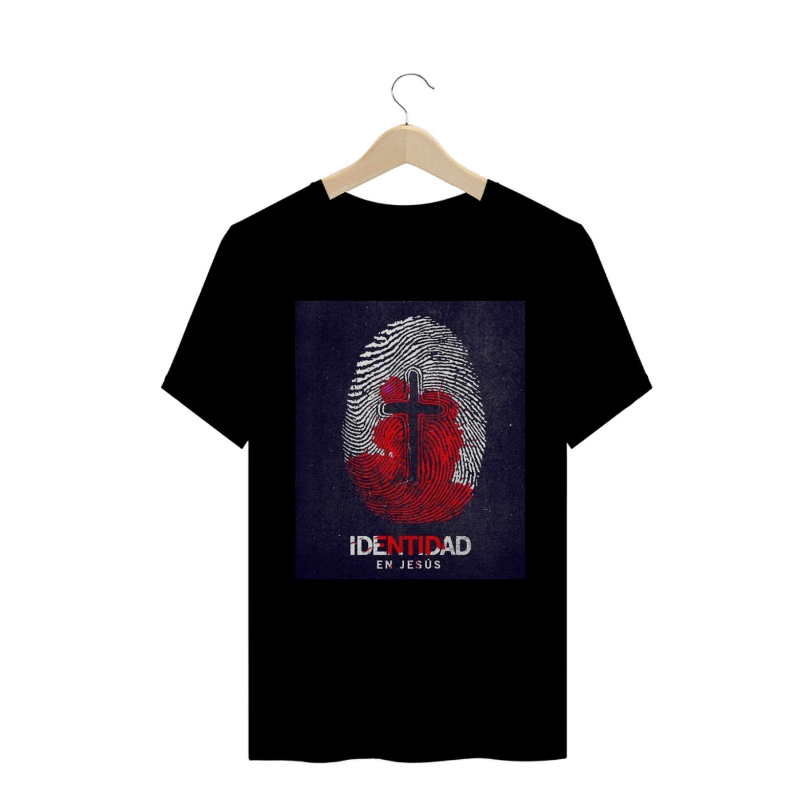 Nome do produto: Camiseta T-Shirt Gospel - Identidade em Jesus
