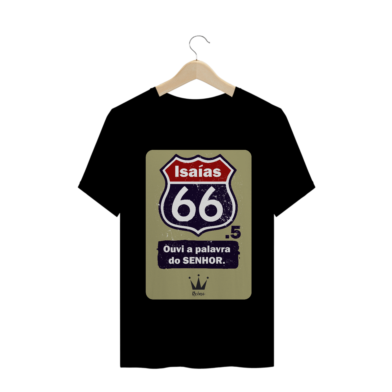 Nome do produto: Camiseta T-Shirt Gospel - Isaías 66.5
