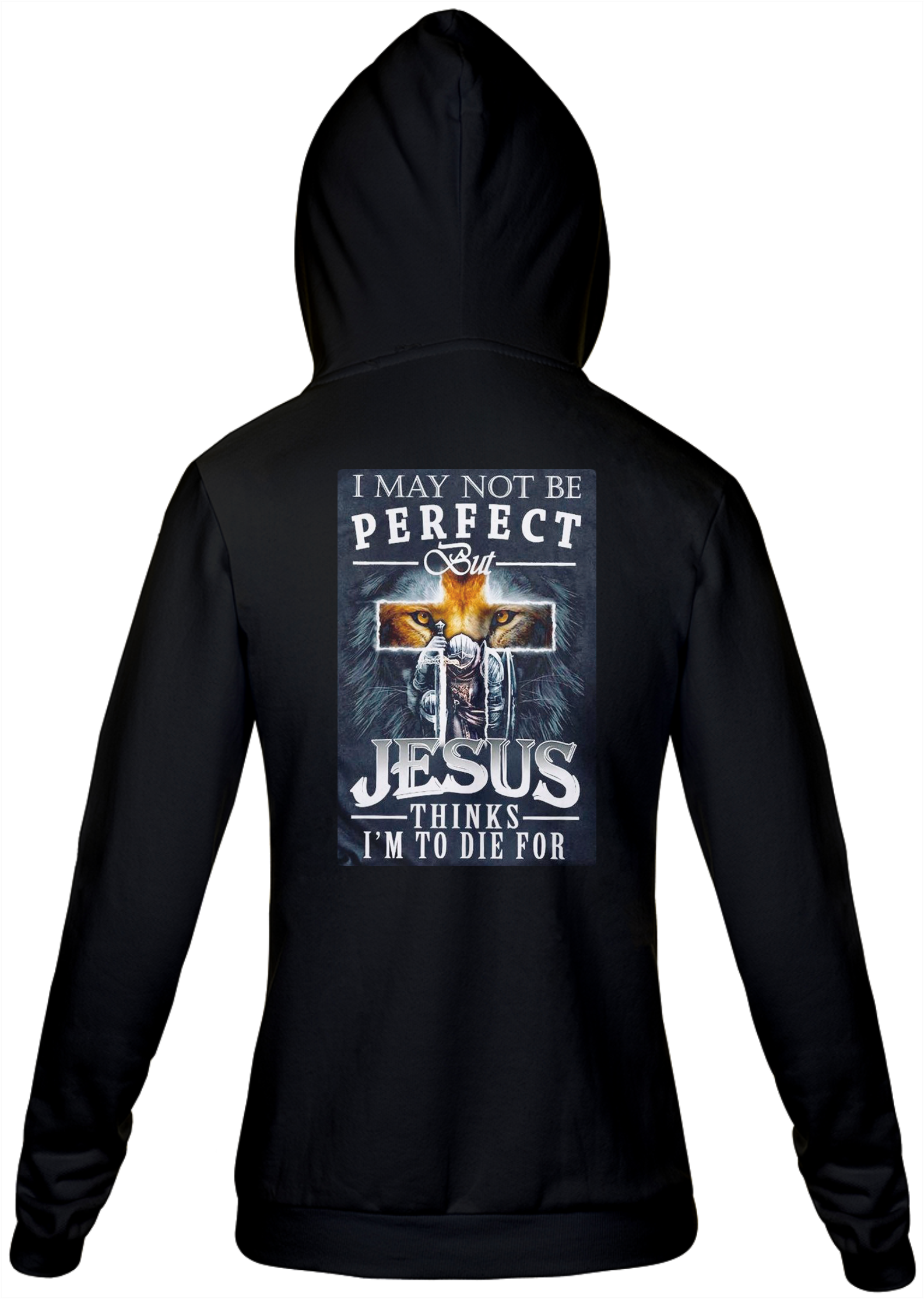 Nome do produto: Moletom Unissex Com Ziper Gospel - Perfect