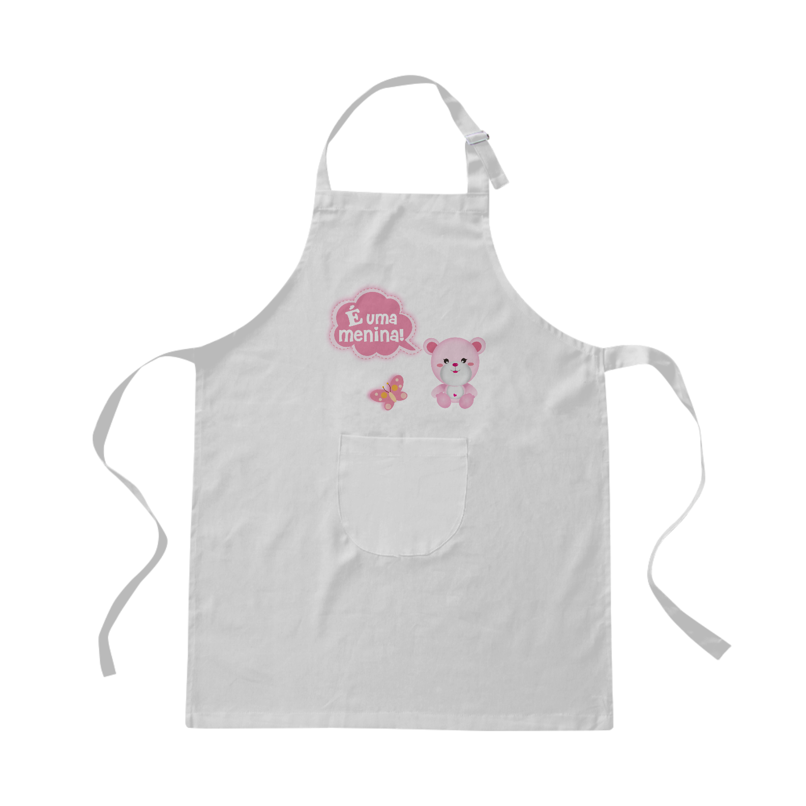 Nome do produto: É UMA MENINA - AVENTAL