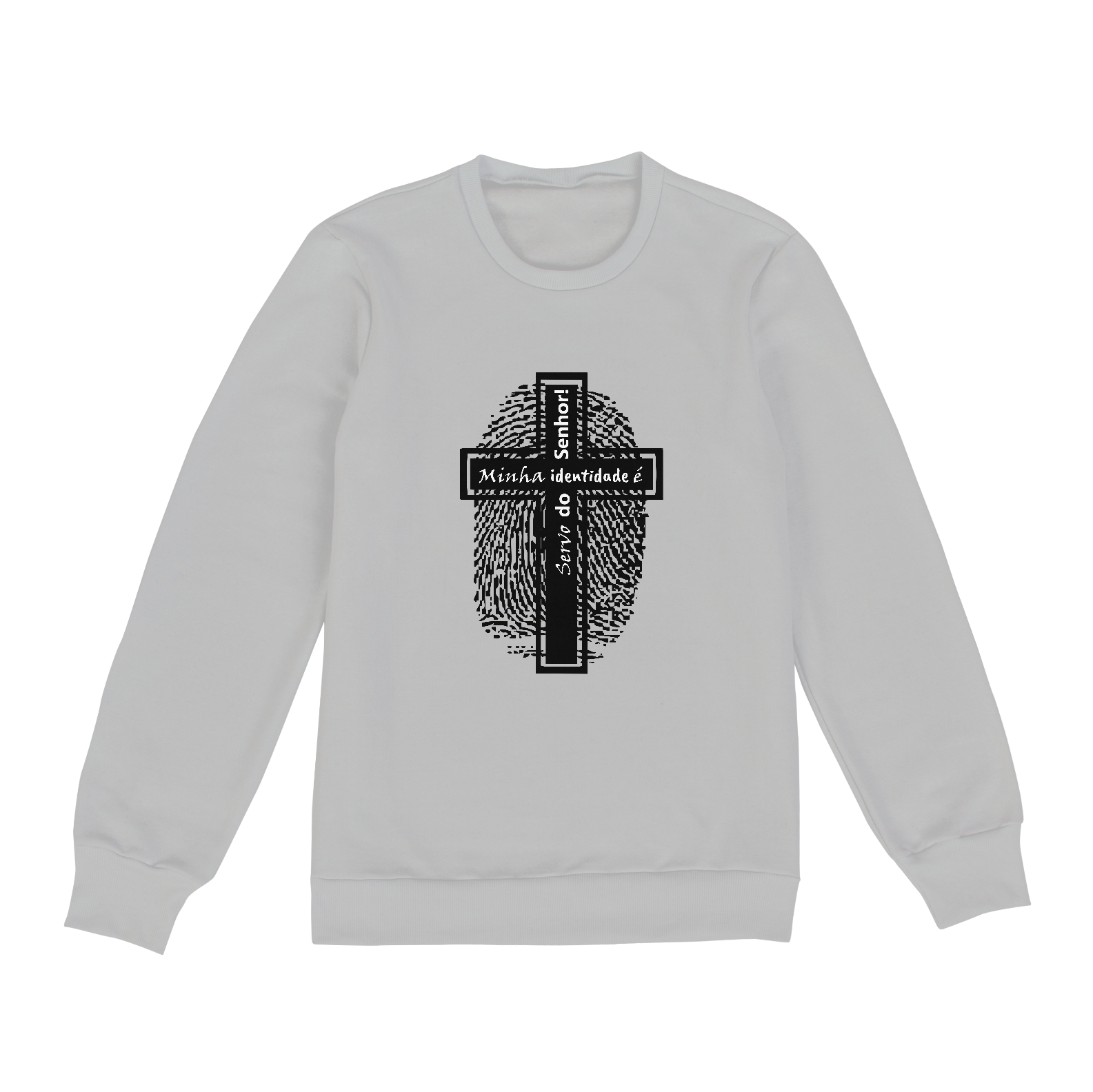 Nome do produto: Moletom Unissex com interior flanelado- IDENTIDADE