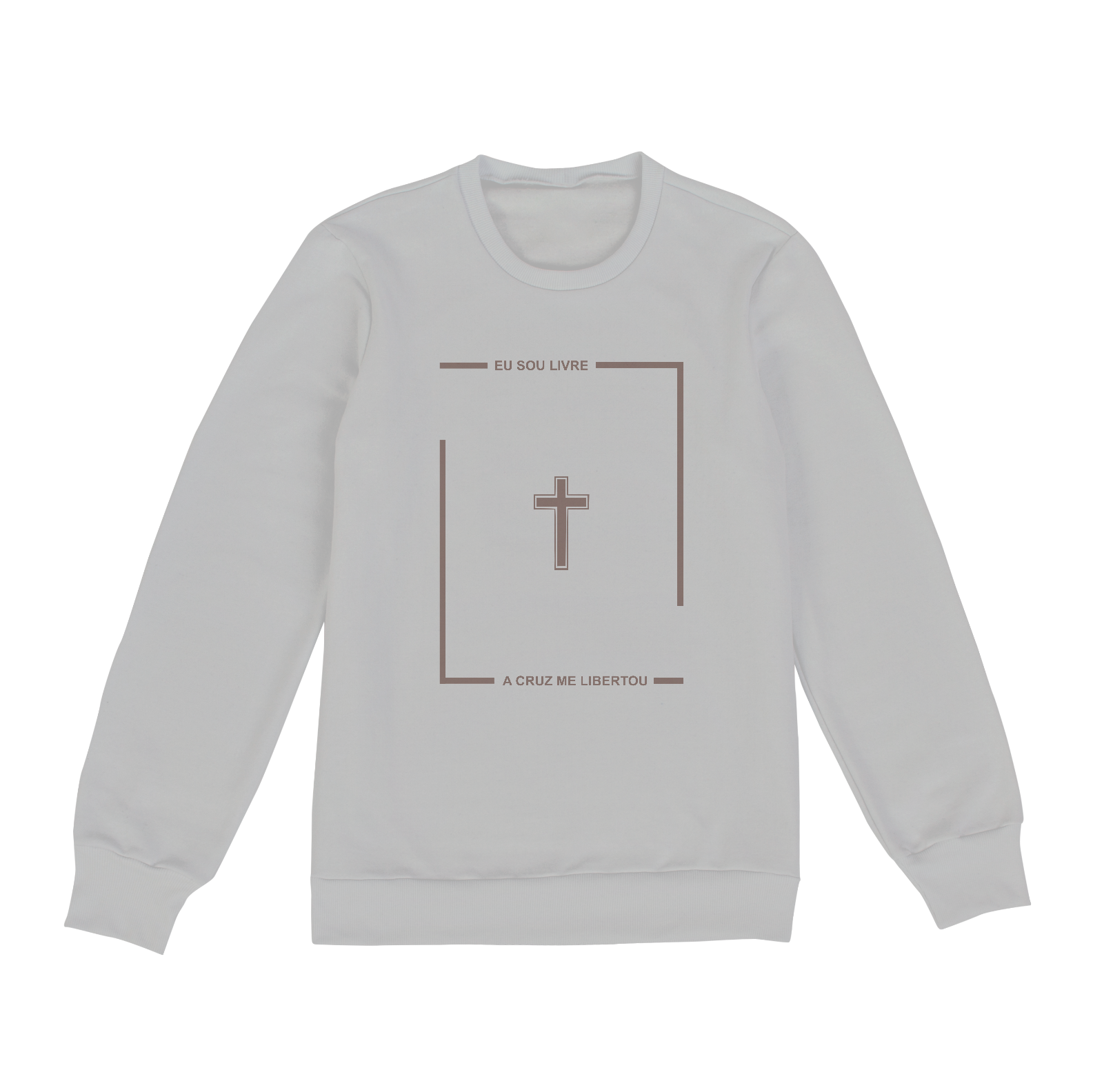 Nome do produto: Moletom Unissex com interior flanelado- SOU LIVRE 2