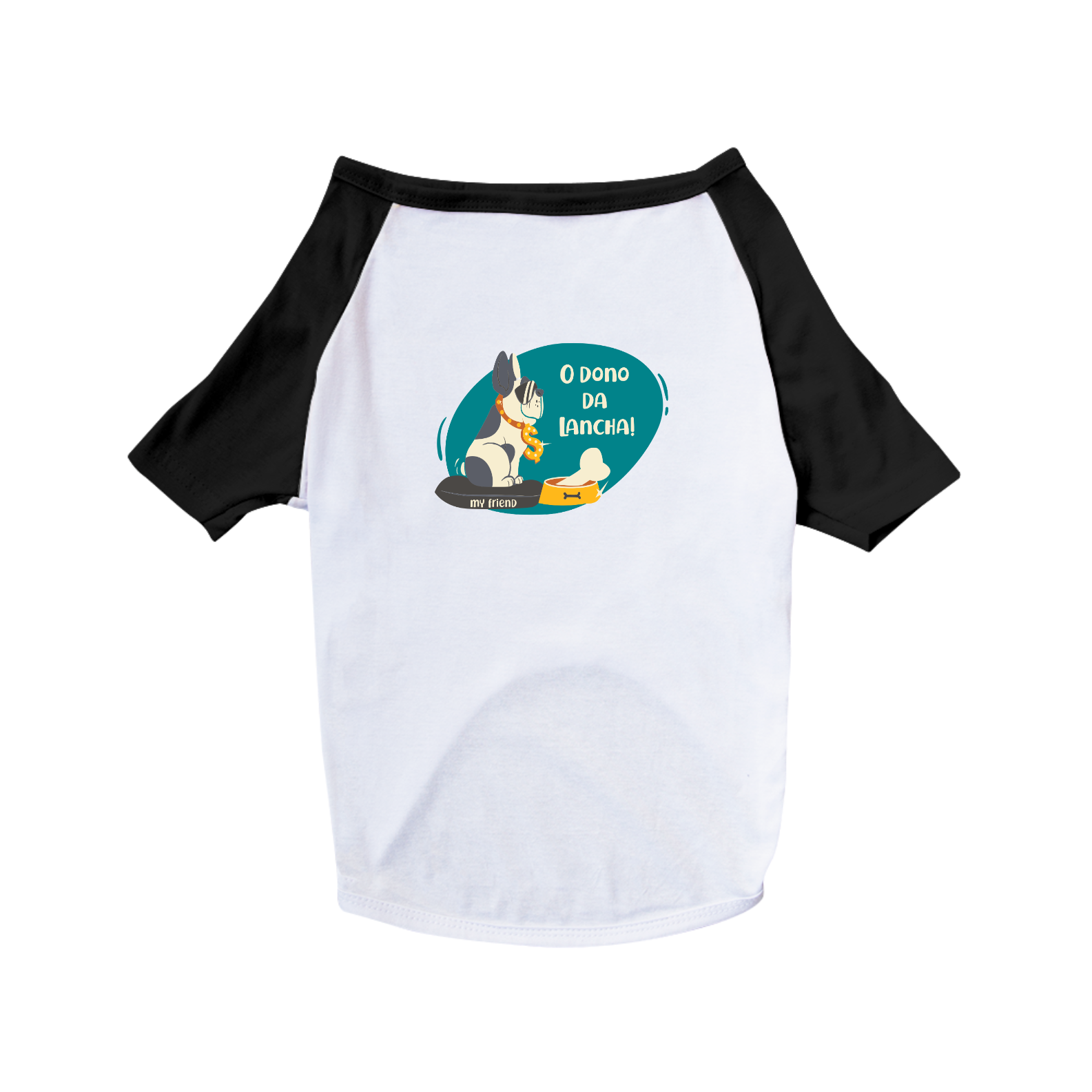 Nome do produto: ROUPINHA PET - O DONO DA LANCHA