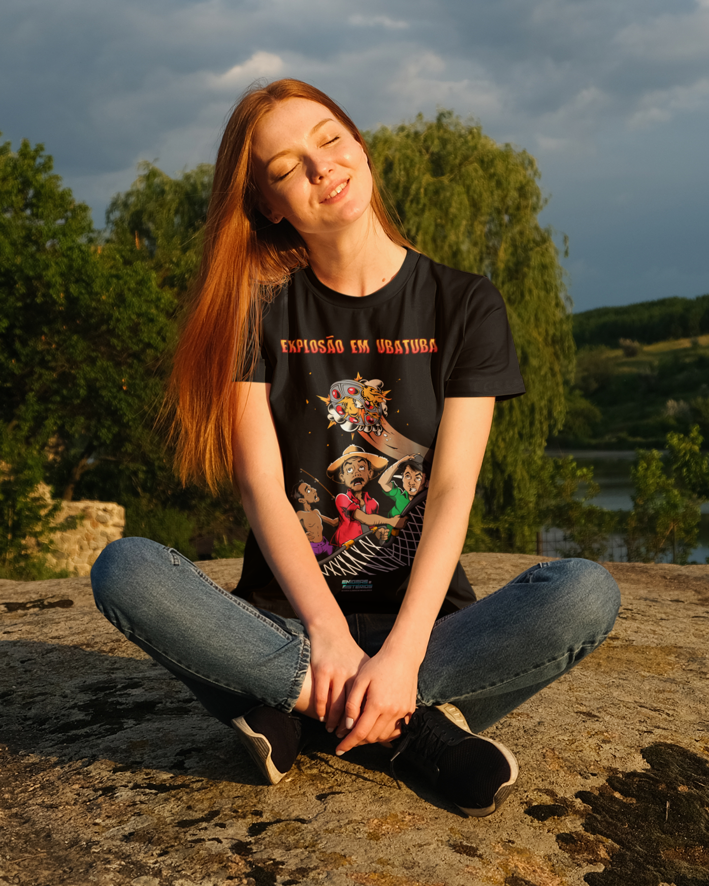 Nome do produto: Explosão em Ubatuba | Baby Look