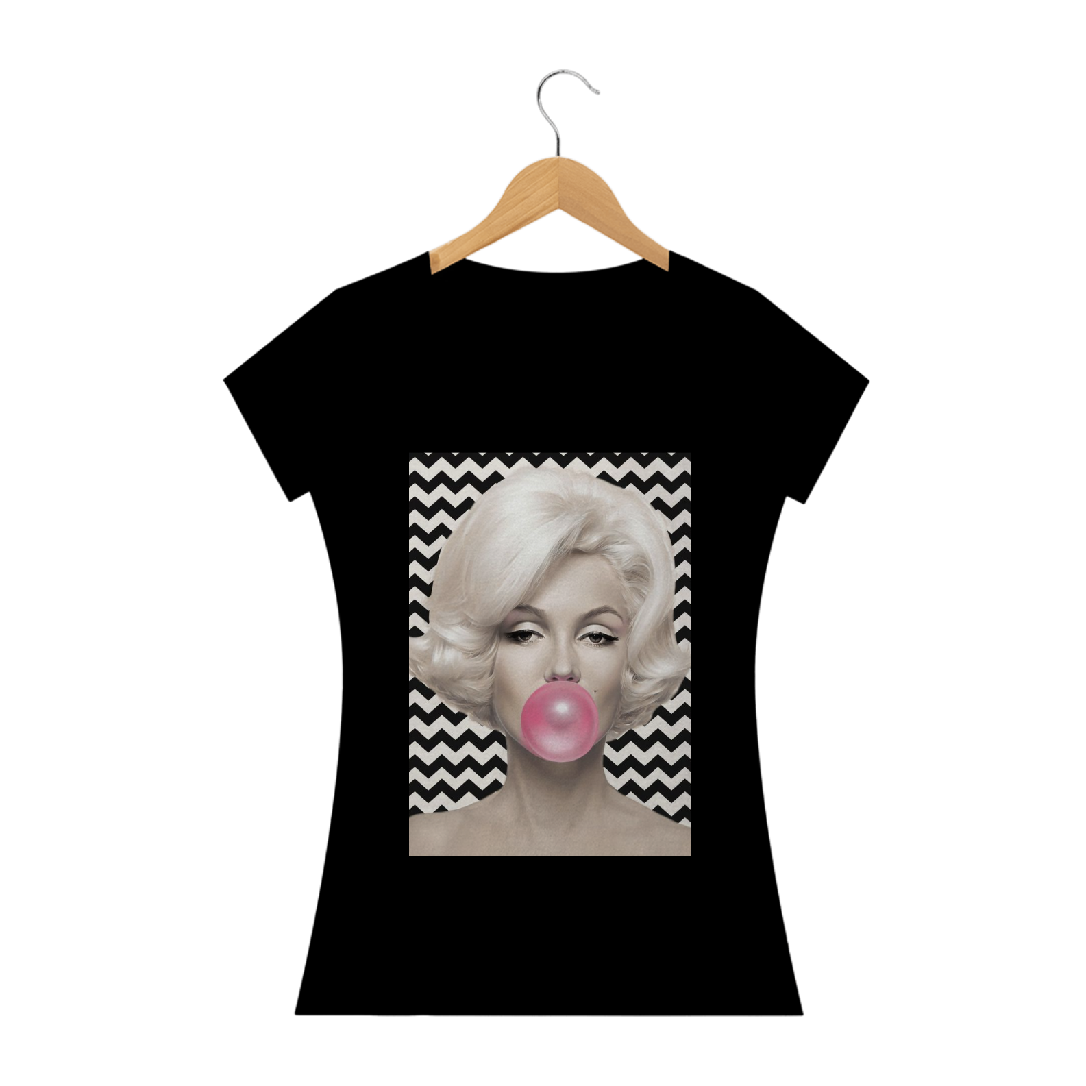 Nome do produto: Camiseta feminina Marylin Monroe
