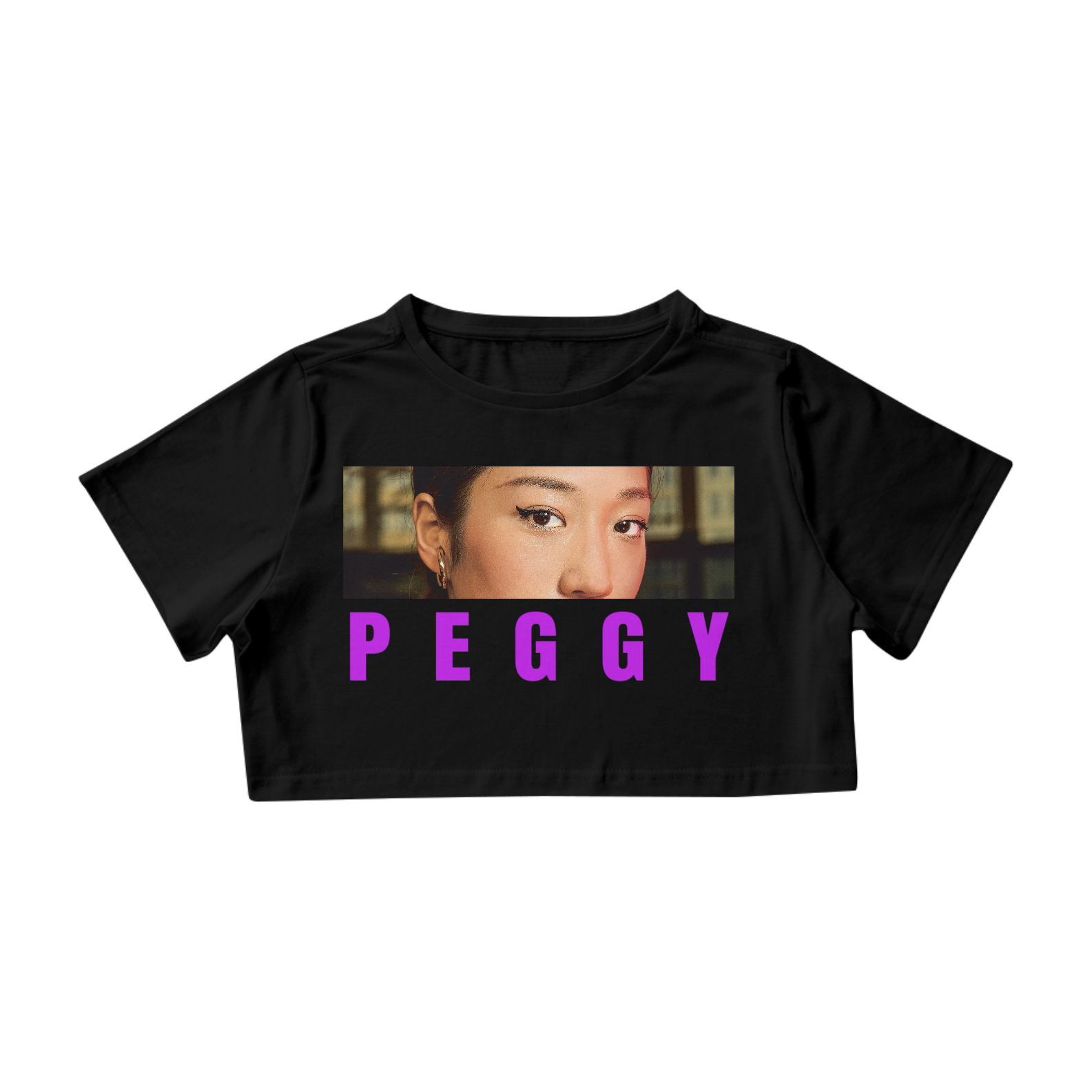 Nome do produto: Cropped Estampa Peggy Gou 