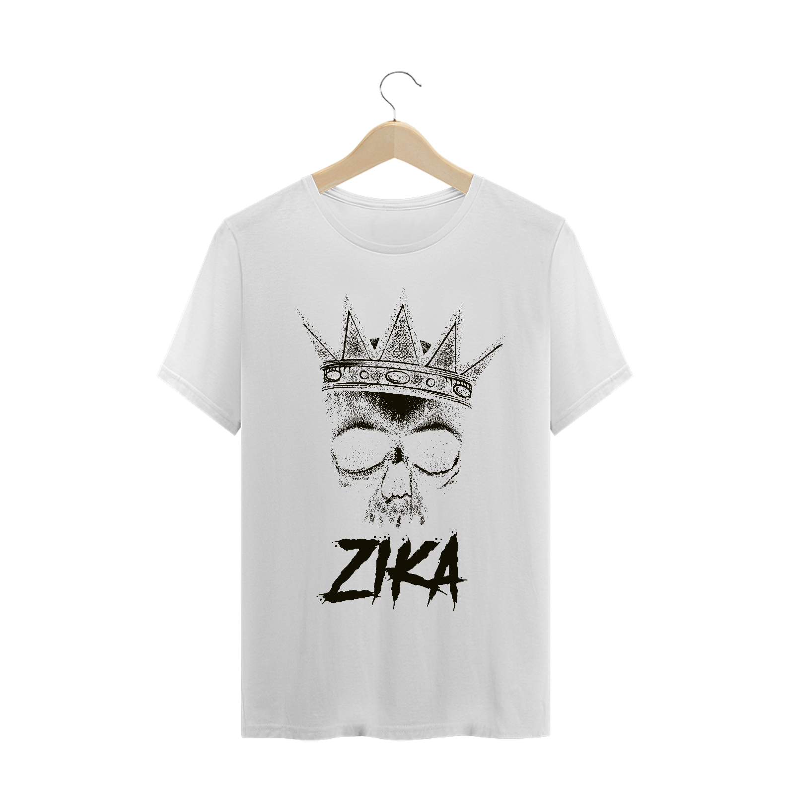 Nome do produto: Camisa branca - Zika Braba