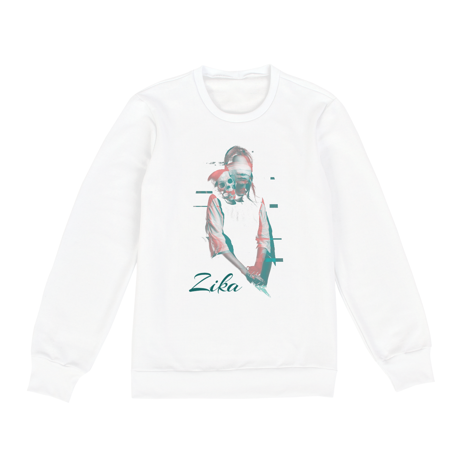 Nome do produto: Moletom fechado branco - ghost girl