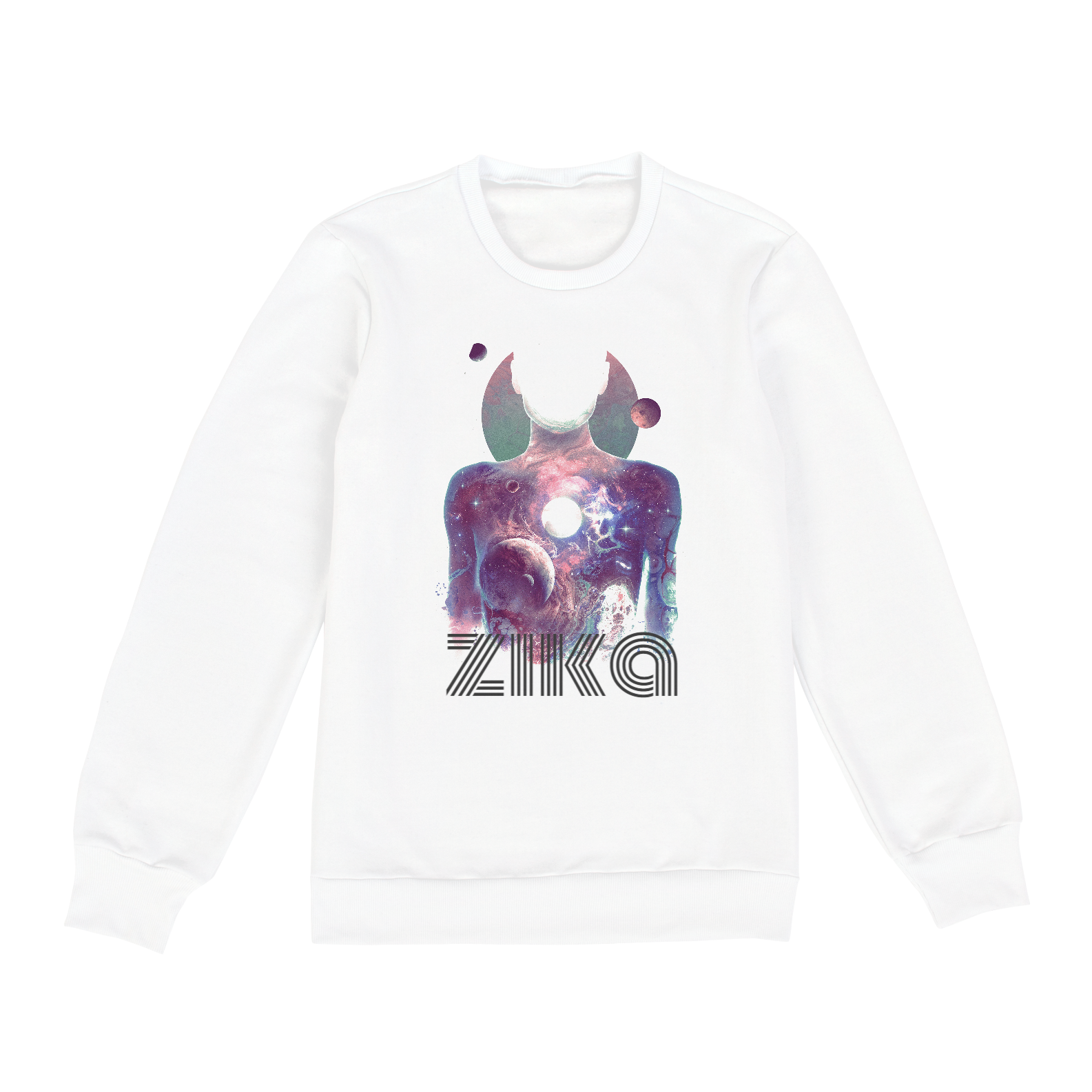 Nome do produto: Moletom fechado branco - Cosmic