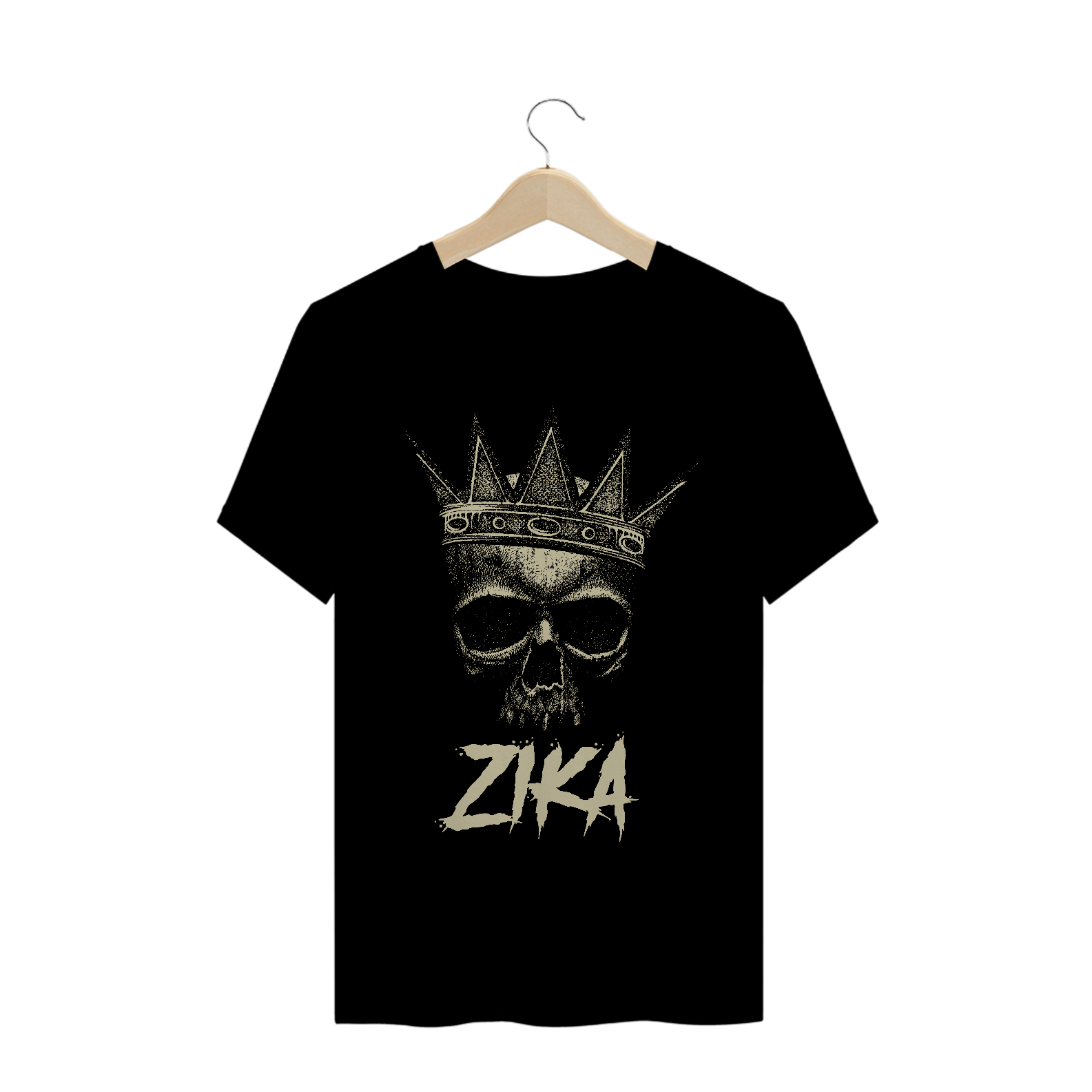 Nome do produto: Camisa preta - Zika Braba