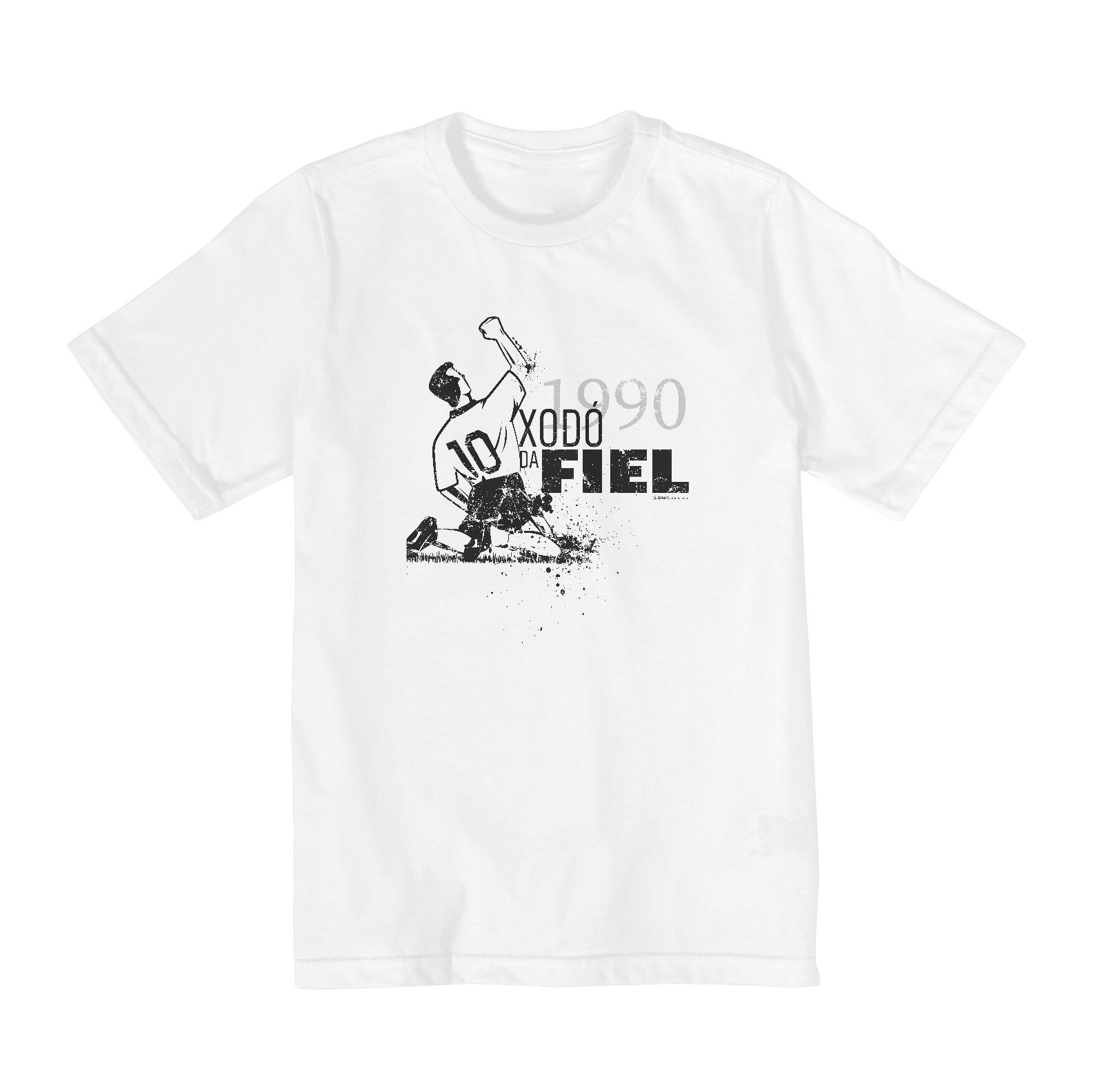 CAMISETA INFANTIL XODÓ DA FIEL 1990 (2 A 8 ANOS)