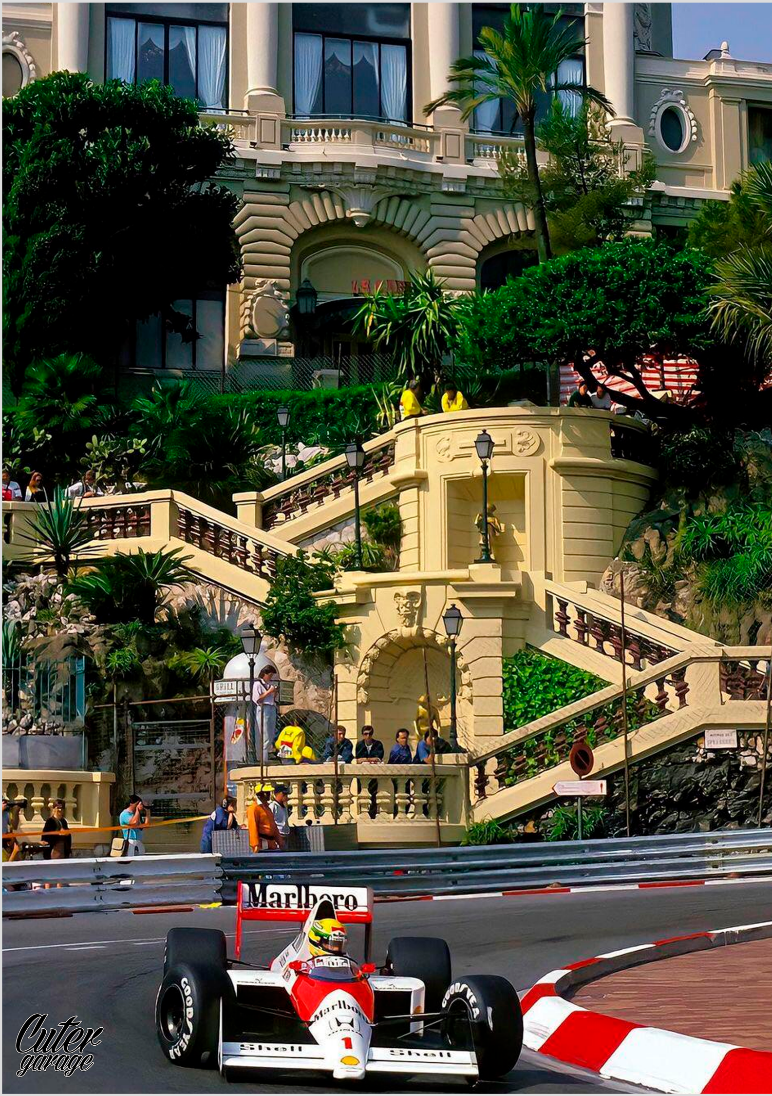 Nome do produto: Poster Senna Mônaco A3 