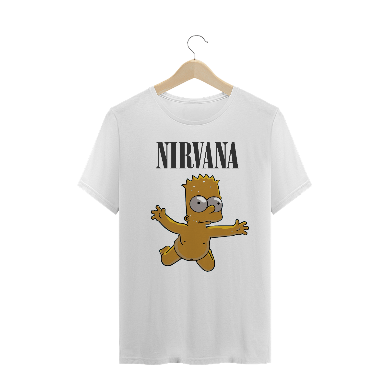Nome do produto: Bandas - Camisa Nirvana Bart