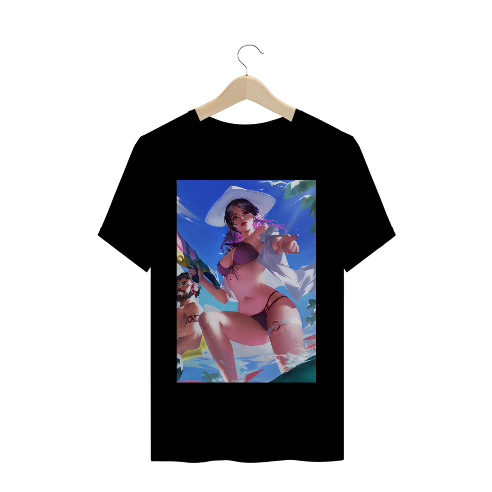 Nome do produto: Camiseta Cait curtindo o verão