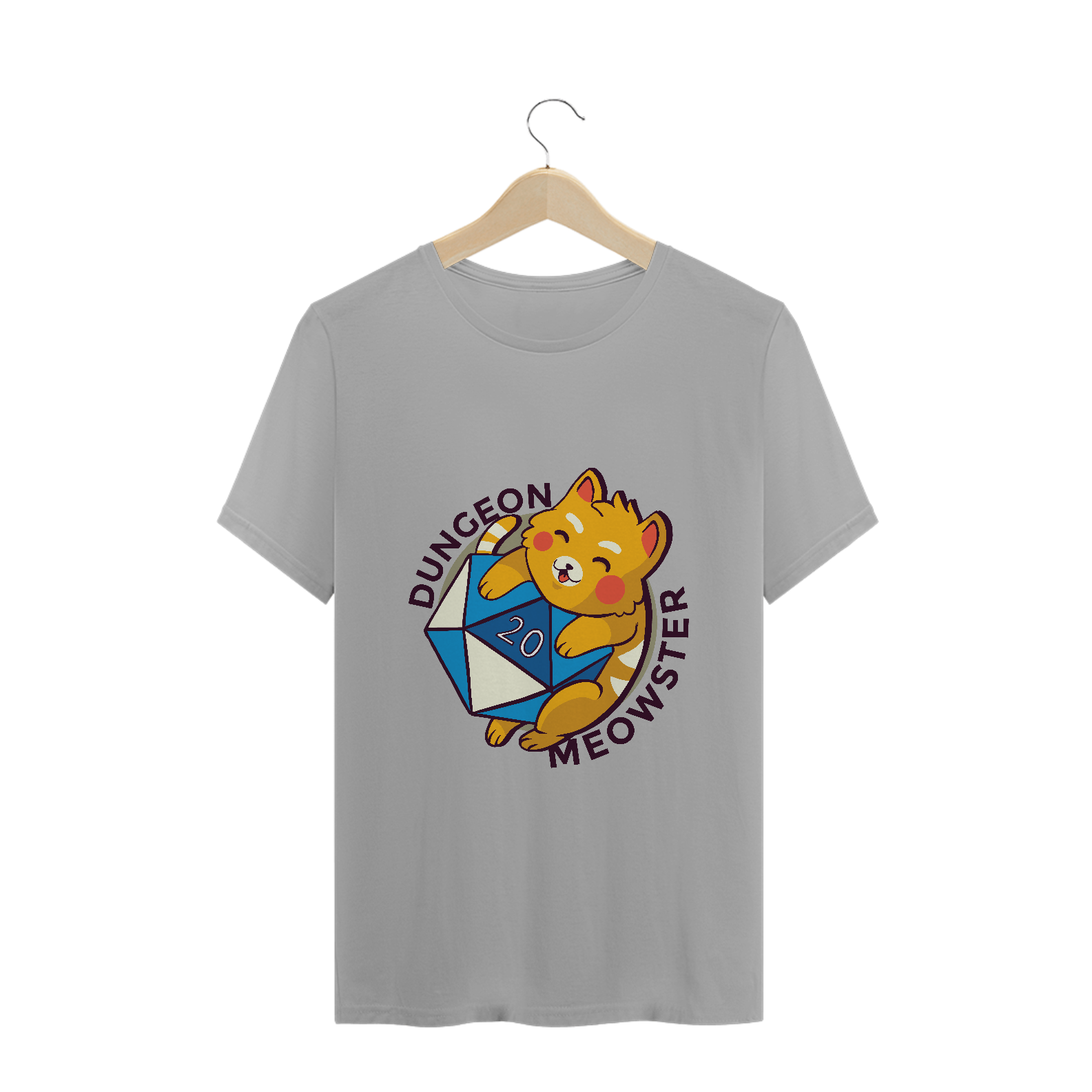 Nome do produto: Camiseta masculina Dungeon Meowster