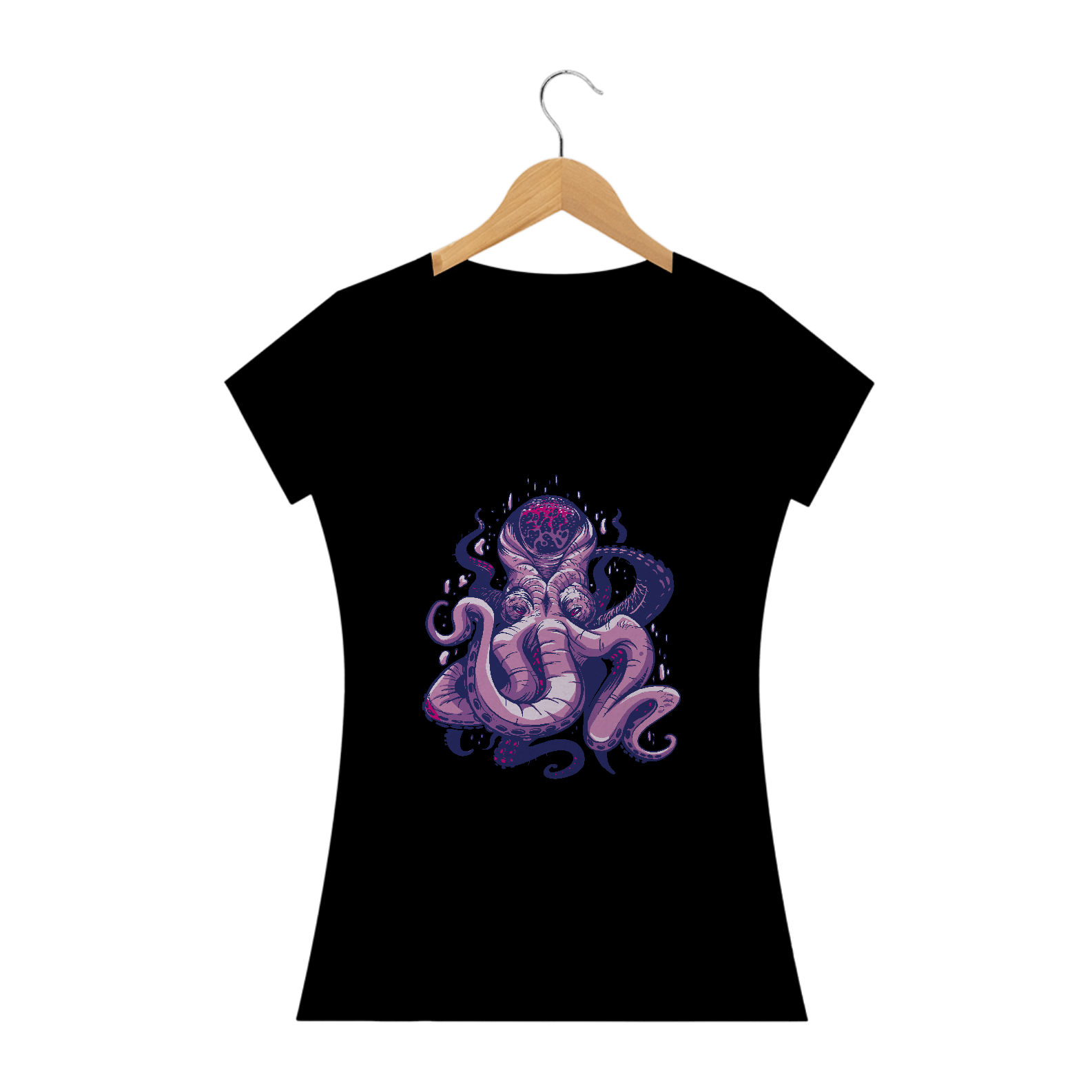 Nome do produto: Camiseta feminina Kraken