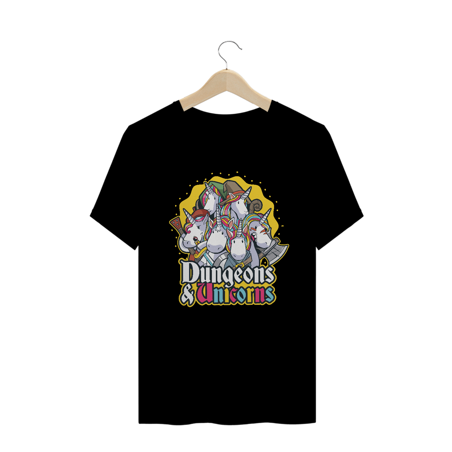 Nome do produto: Camiseta masculina Dungeons & Unicorns