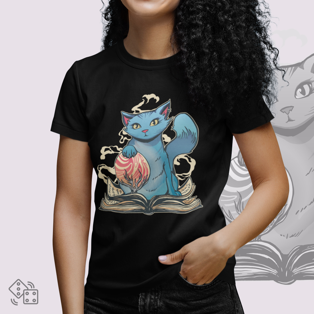 Nome do produto: Camiseta Spell Cat [Baby Long]