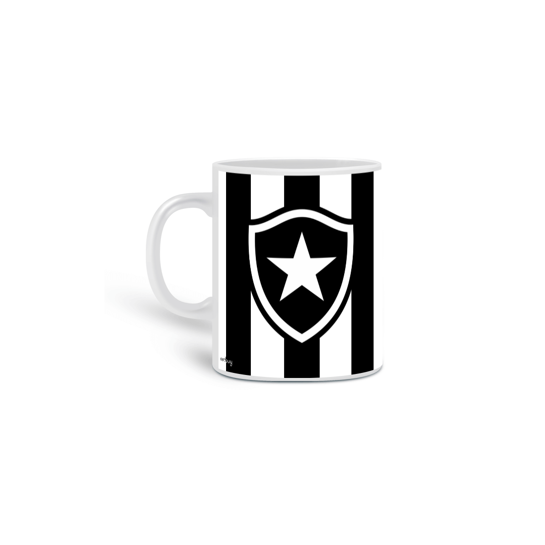 Nome do produto: Caneca Botafogo Listras Finas Camisa 7