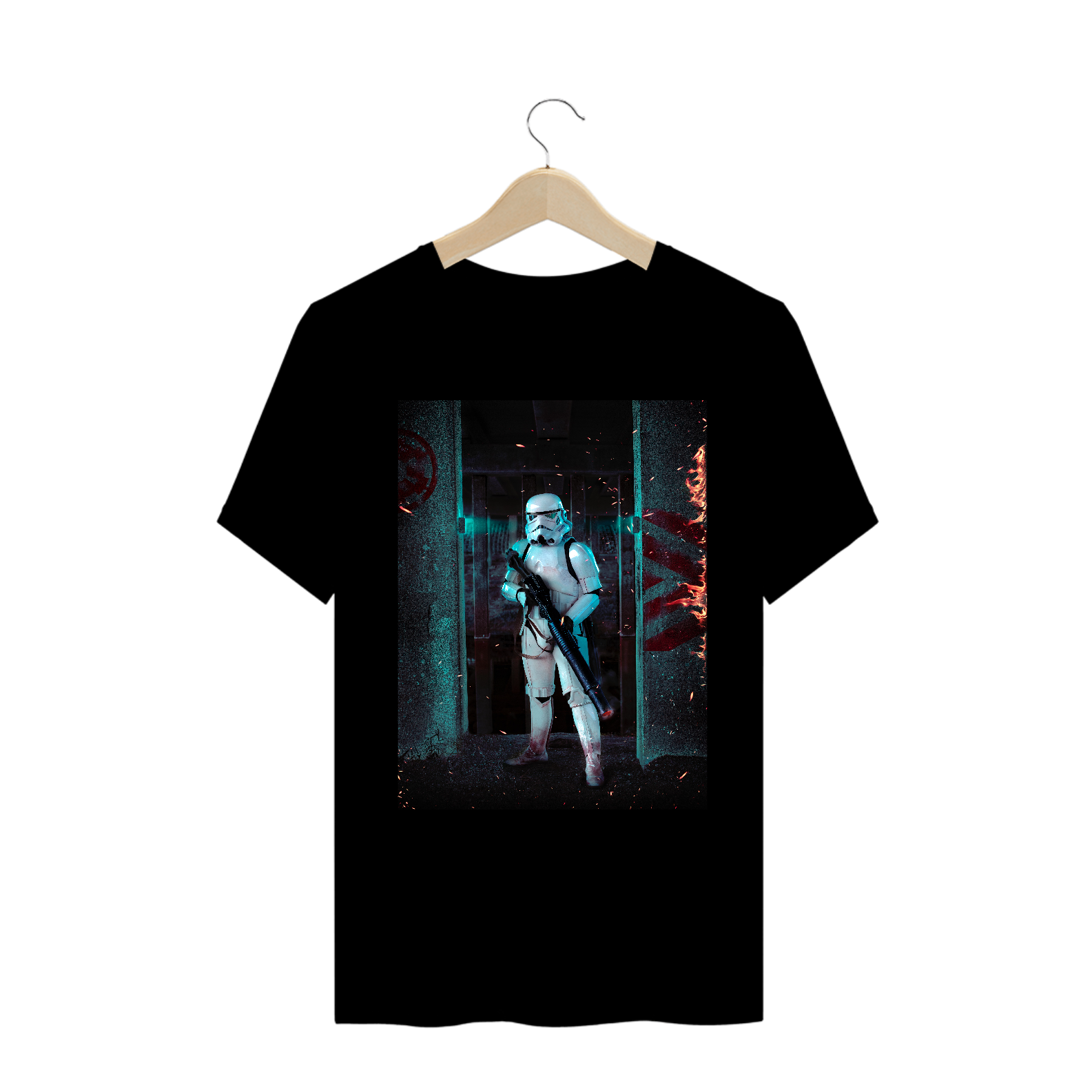 Nome do produto: CAMISA STORMTROOPER STAR WARS - QUALITY