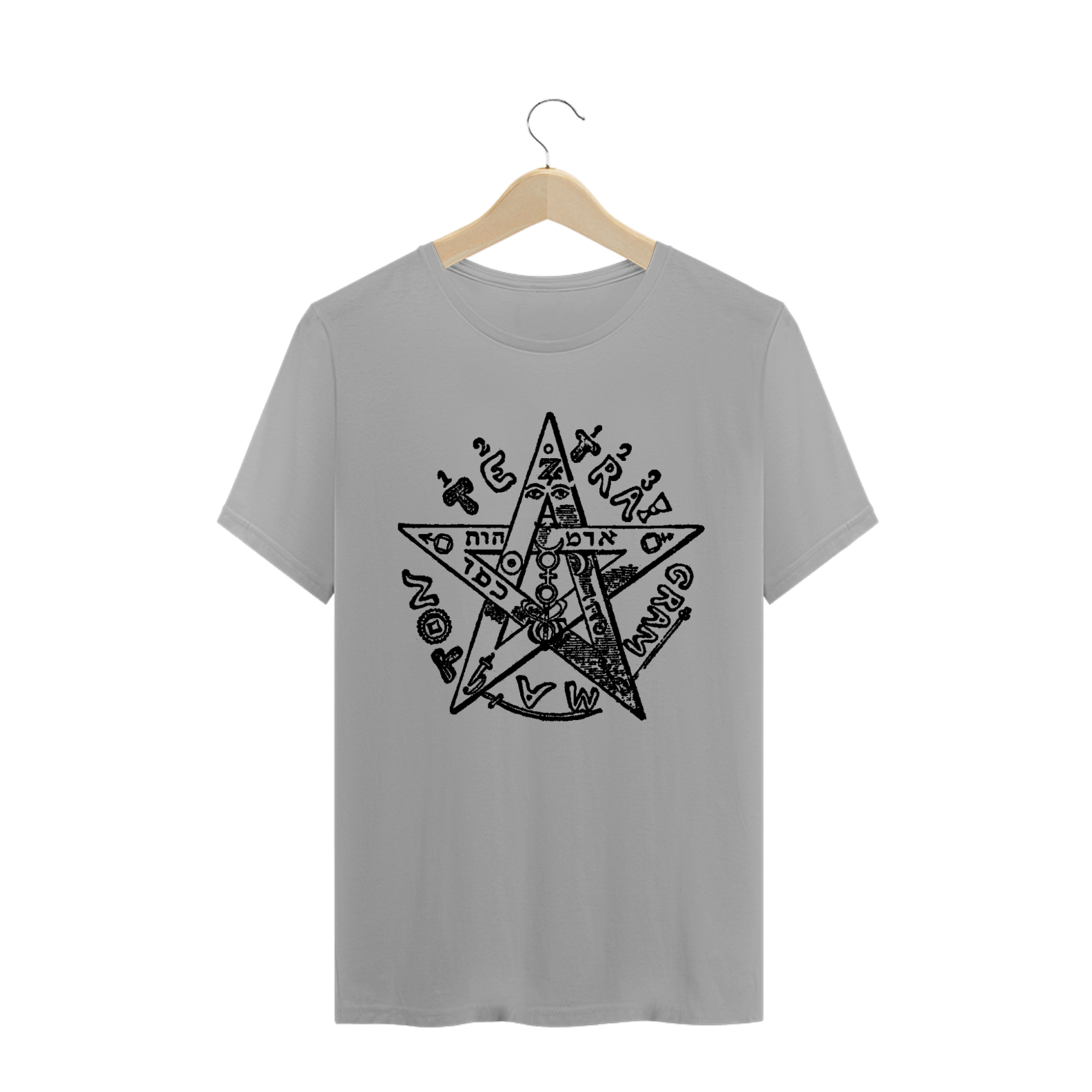 Nome do produto: Pentagrama Levi (Estampa Preta)