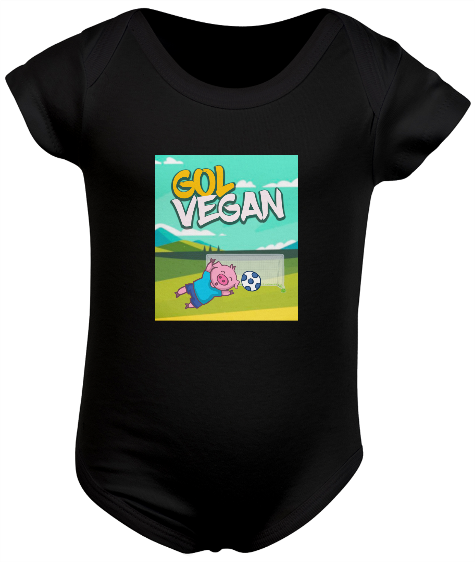 Nome do produto: Body bebê Go Vegan