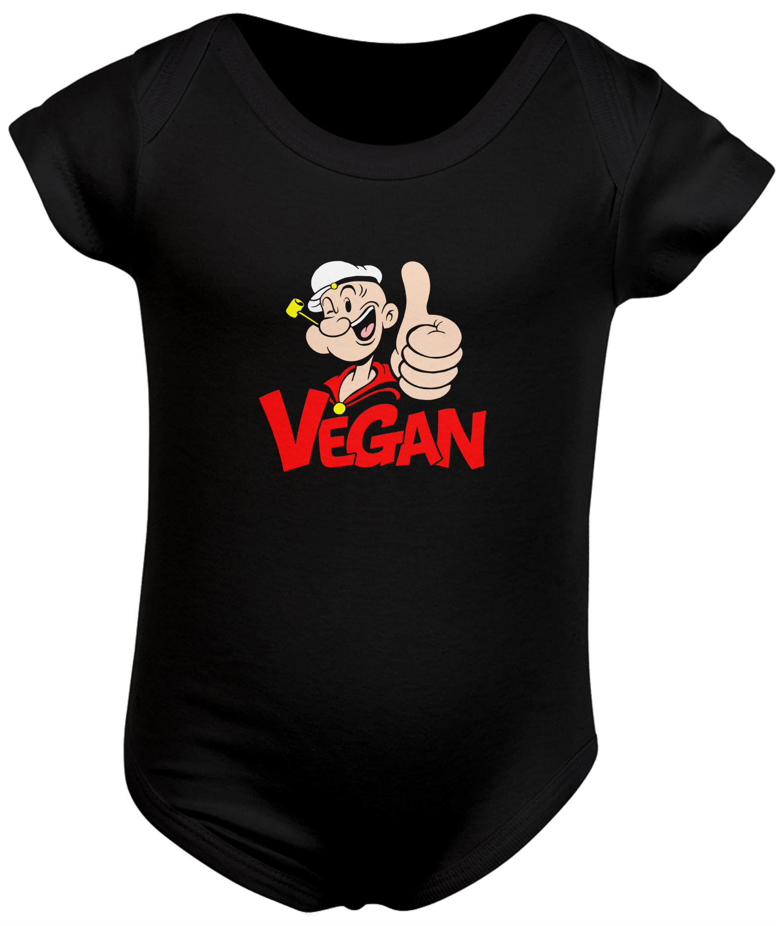 Nome do produto: Body bebê Popeye Vegan