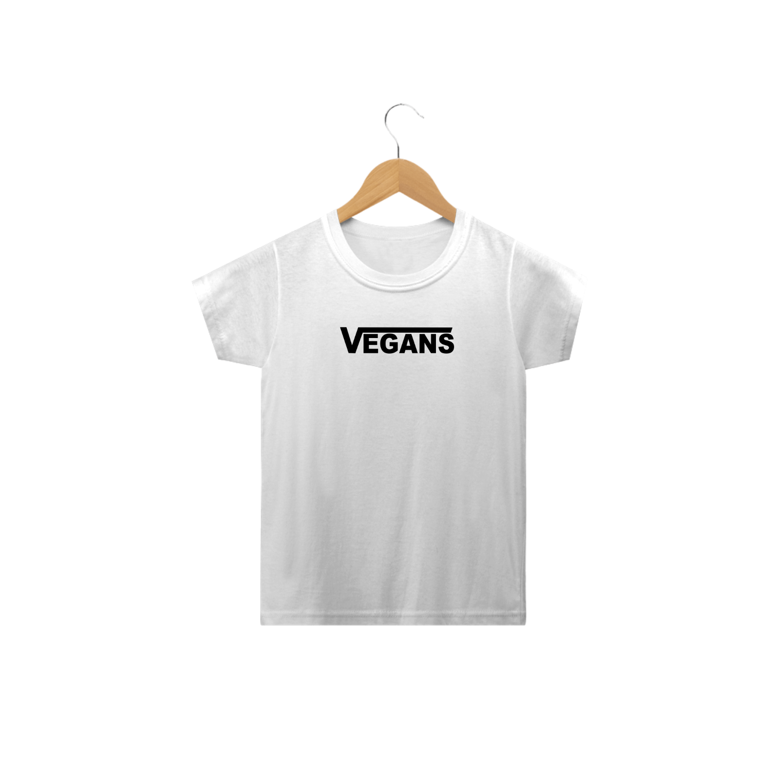 Nome do produto: Camiseta VEGANS. Tam: 2 a 14.