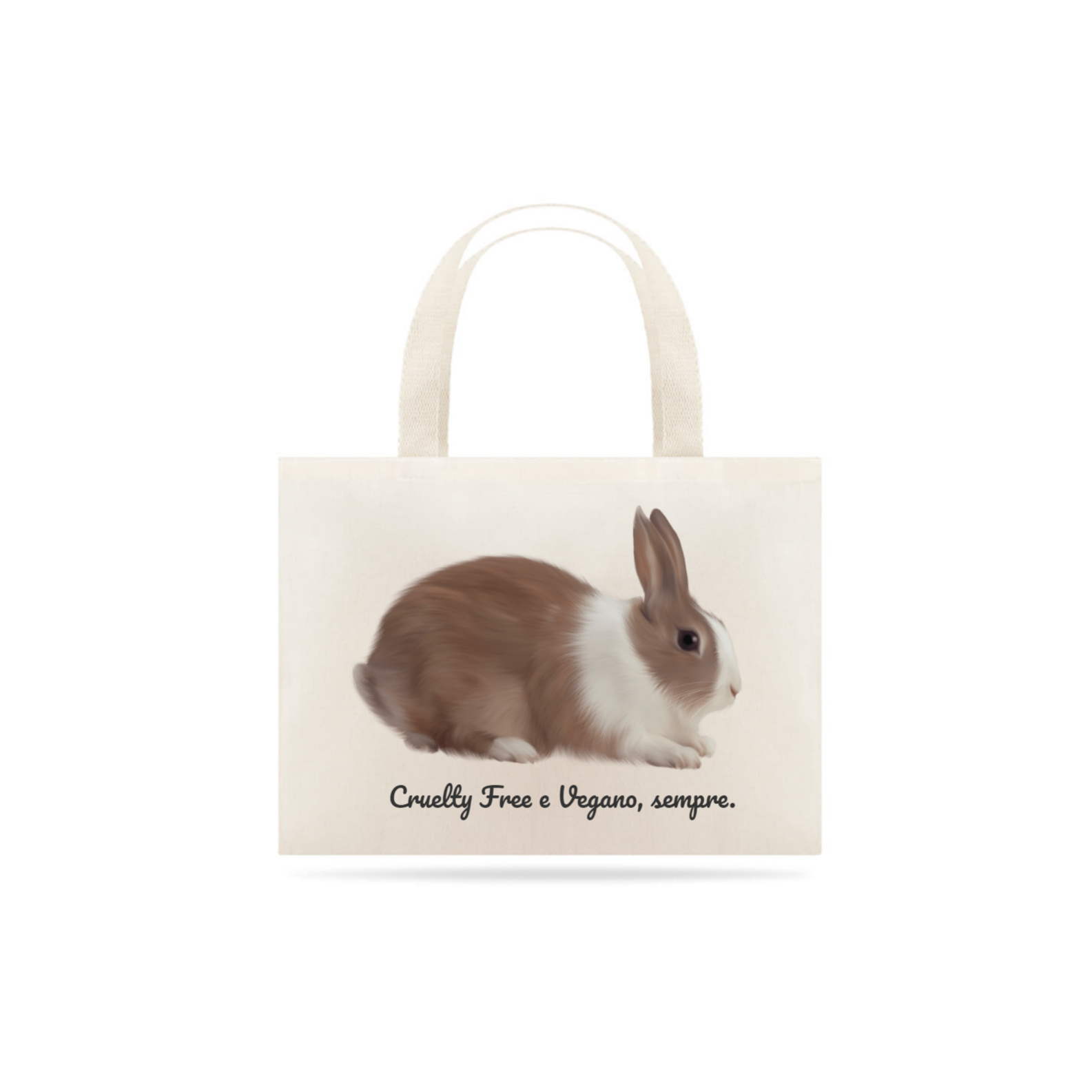 Nome do produto: Bolsa para o adulto: Cruelty Free e Vegano, sempre.