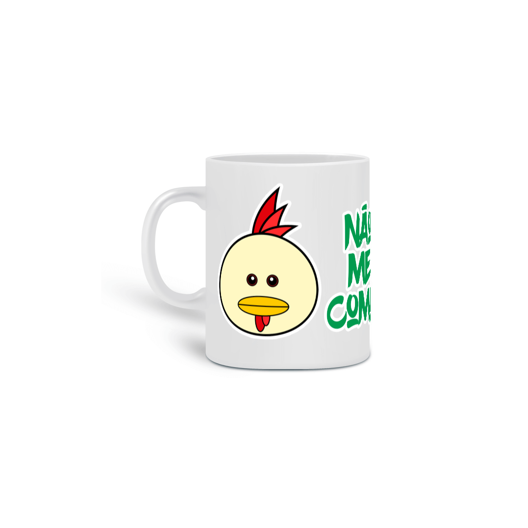Nome do produto: Caneca não me coma! - franguinho