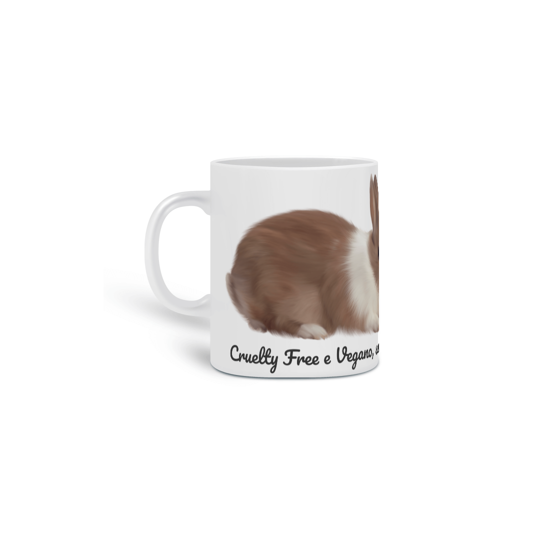 Nome do produto: Caneca Cruelty Free e Vegano, sempre.