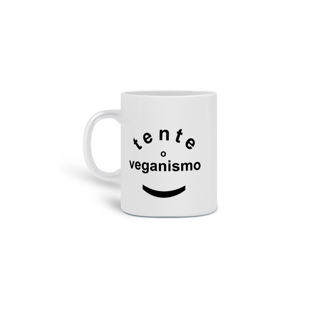 Nome do produto: Caneca Tente o veganismo