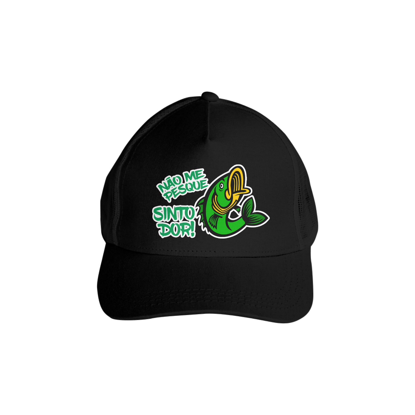 Nome do produto: Boné Não me pesque - peixinho