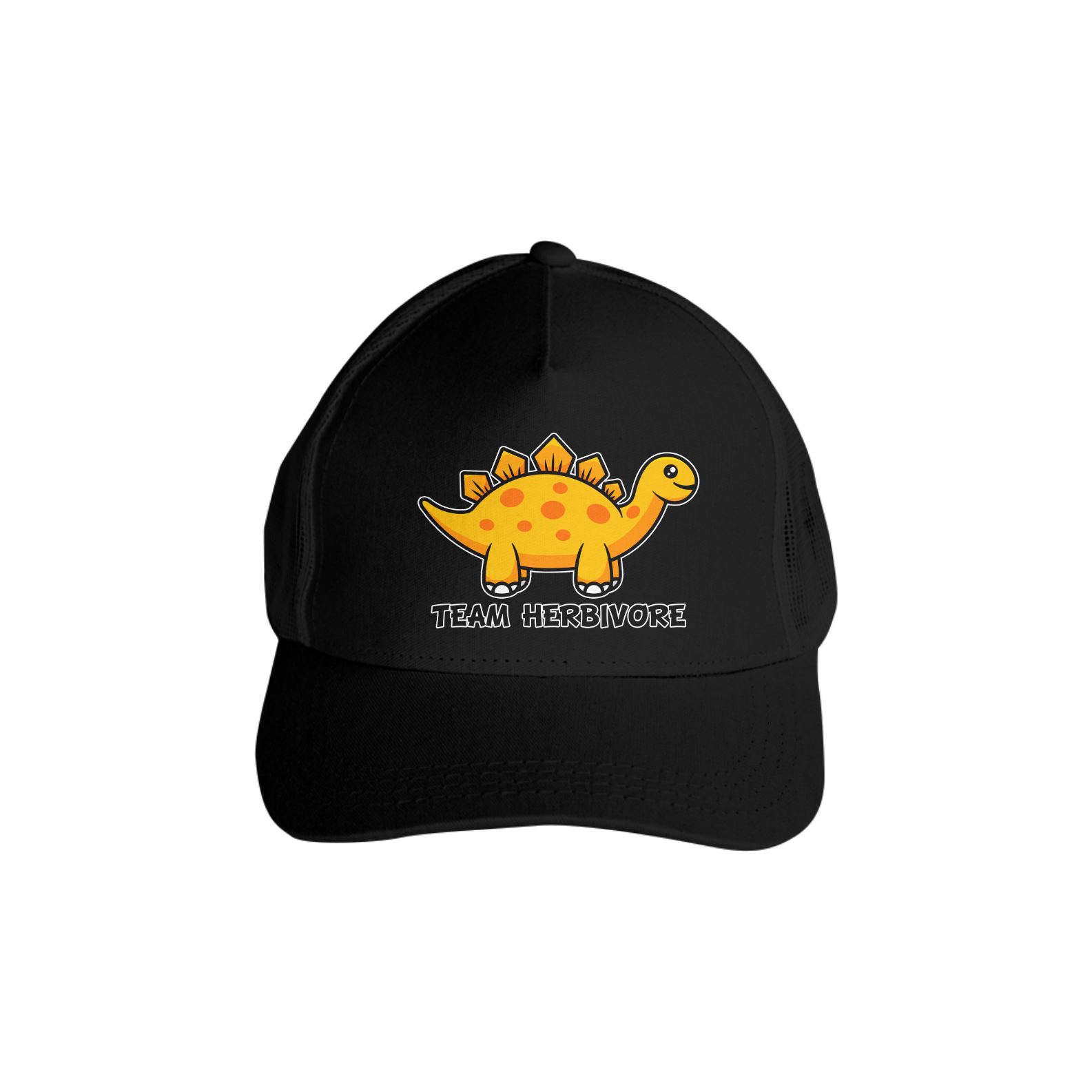 Nome do produto: Boné Team Herbivore. Tamanho único (adultos e crianças)
