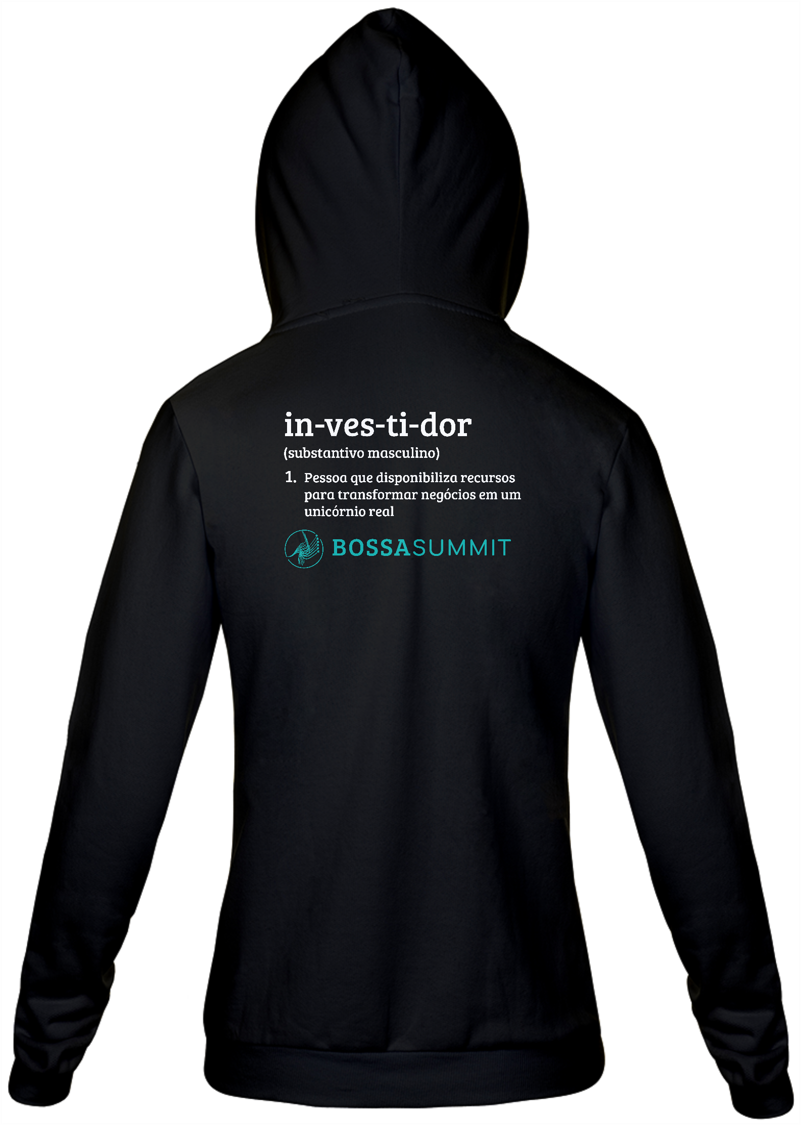 Nome do produto: Moletom com Zíper - in-ves-ti-dor