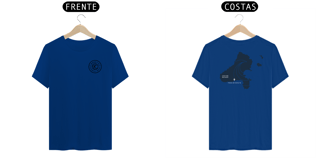 T-shirt Classic Mapa Azul