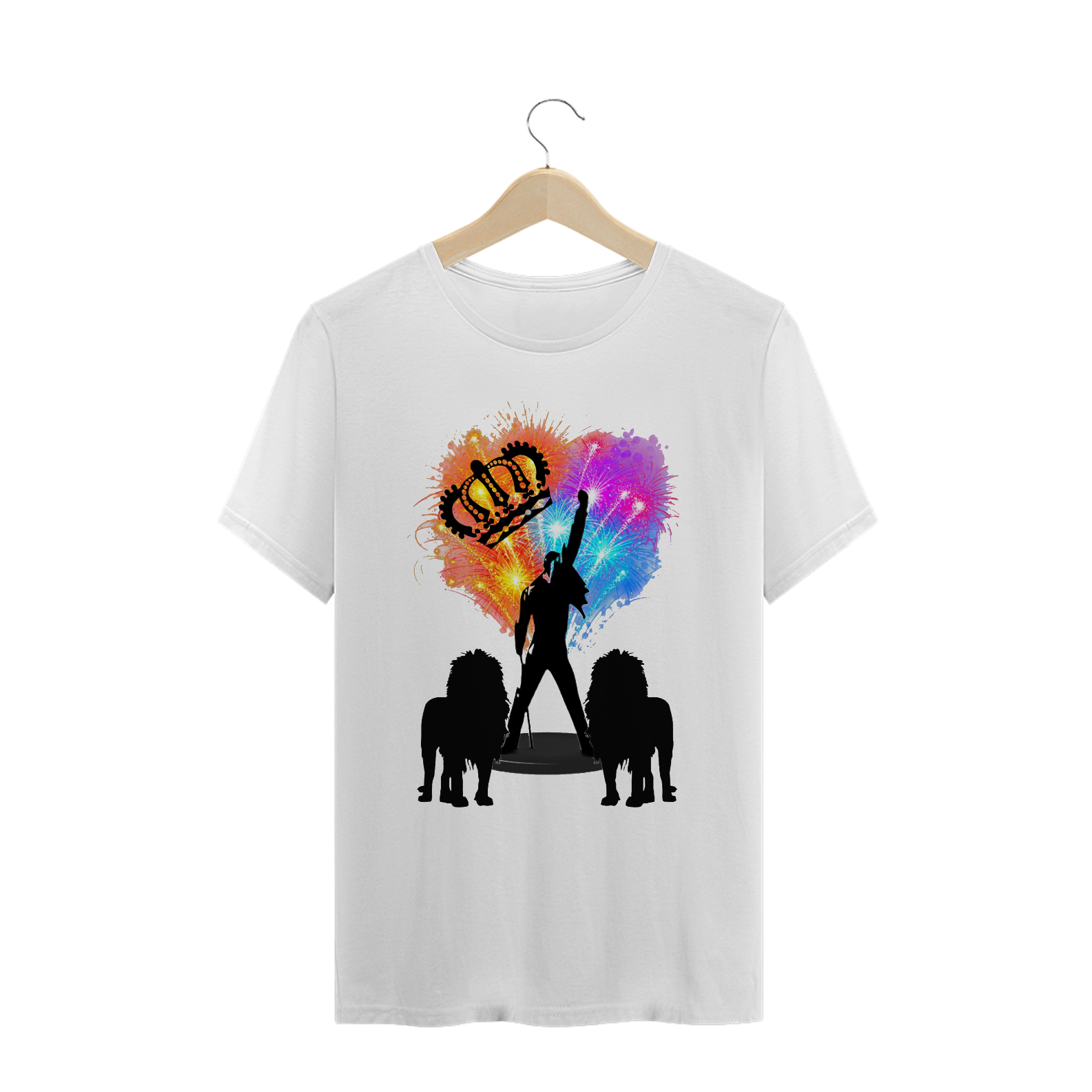 Nome do produto: Camiseta - Queen - Freddie Mercury