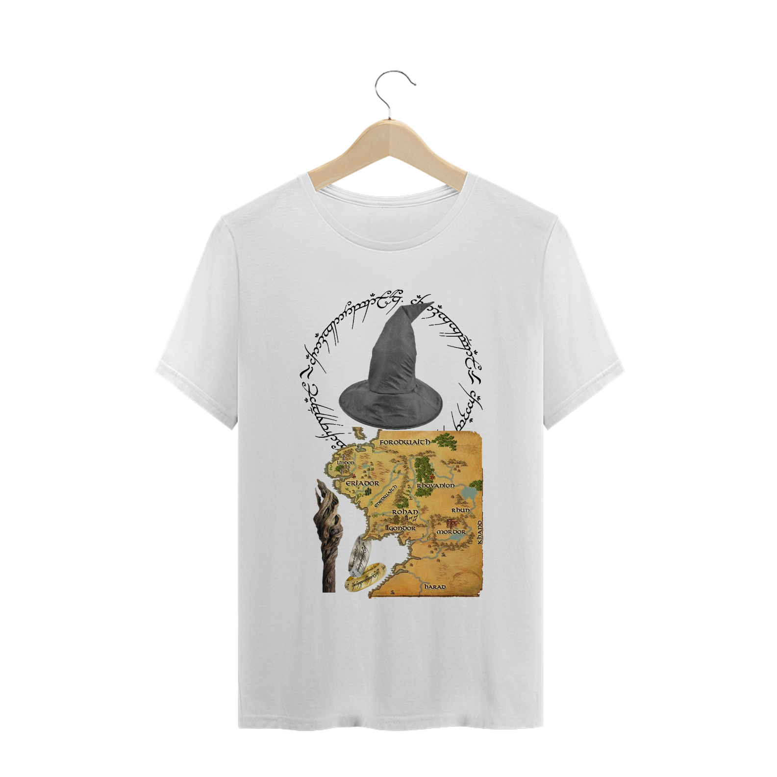 Nome do produto: Camiseta - Senhor dos Anéis