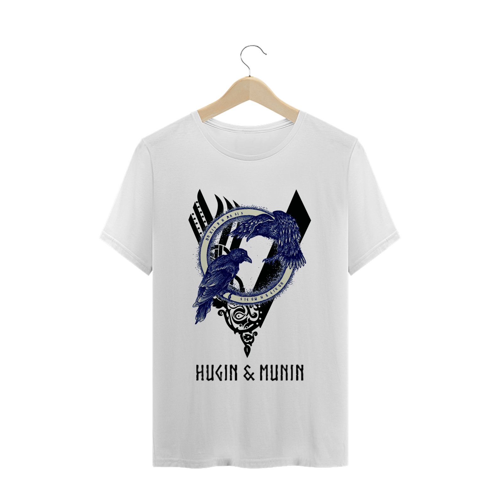 Nome do produto: Camiseta - Corvos de Odin