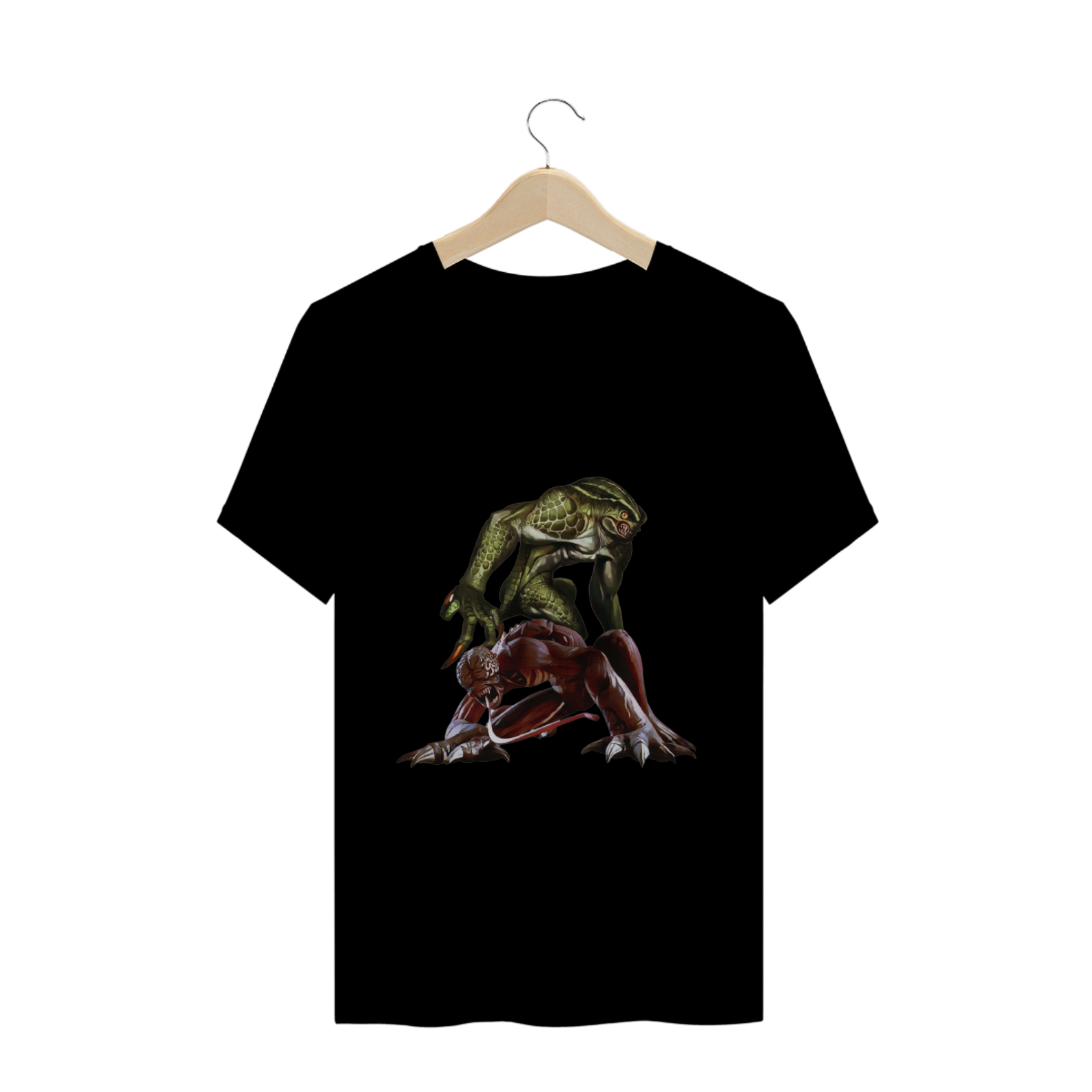 Nome do produto: Camiseta - Licker e Hunter - Resident Evil 