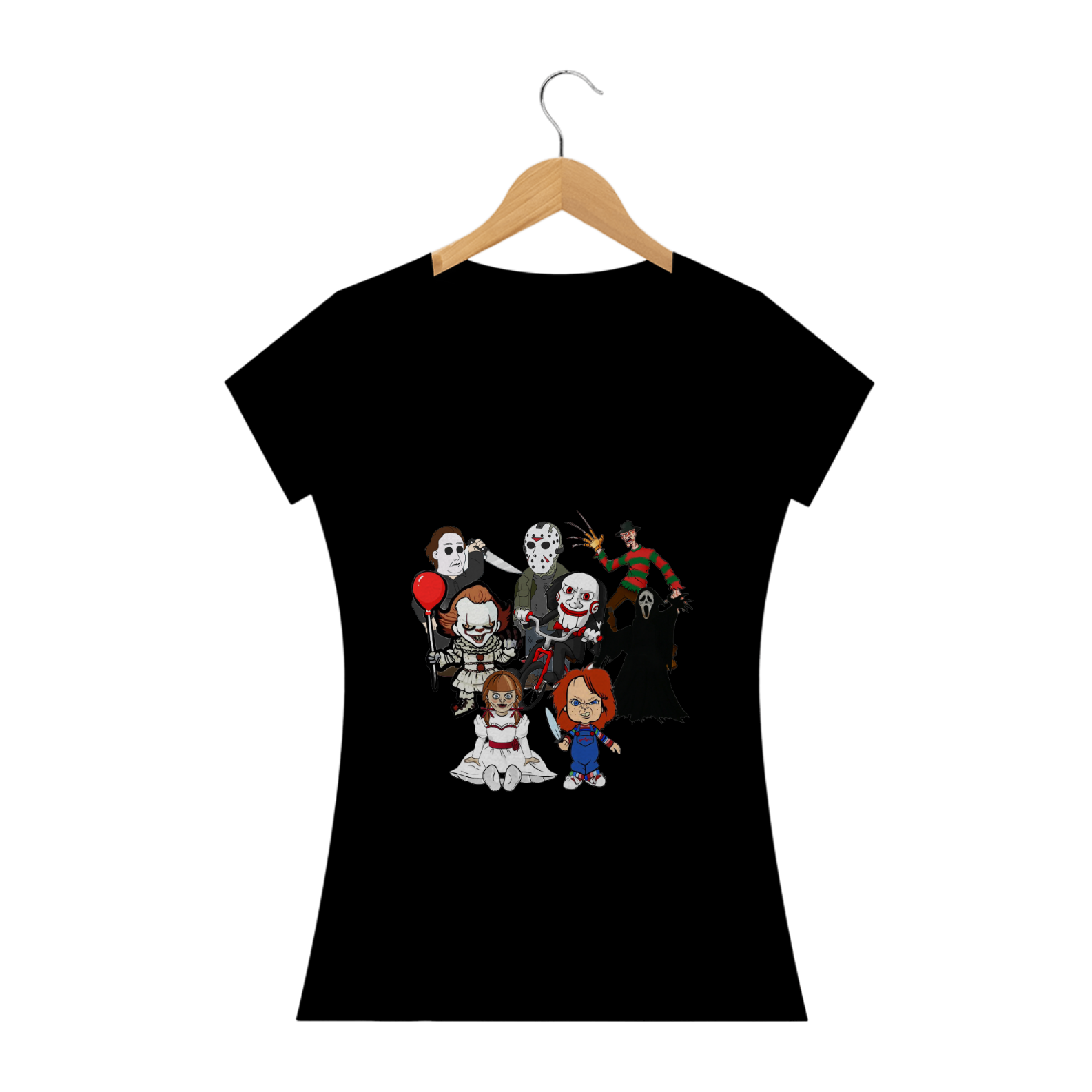 Nome do produto: Camiseta - Personagens Terror