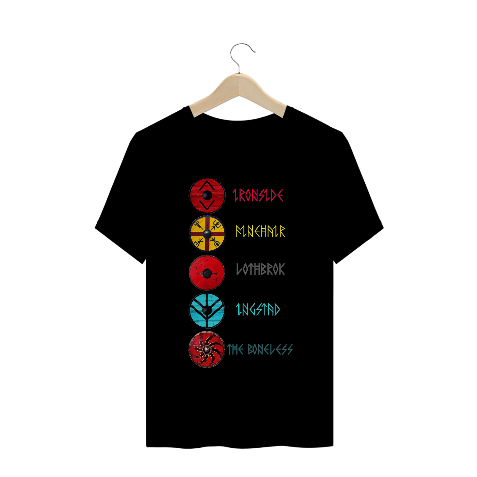 Nome do produto: Camiseta - Escudos Vikings