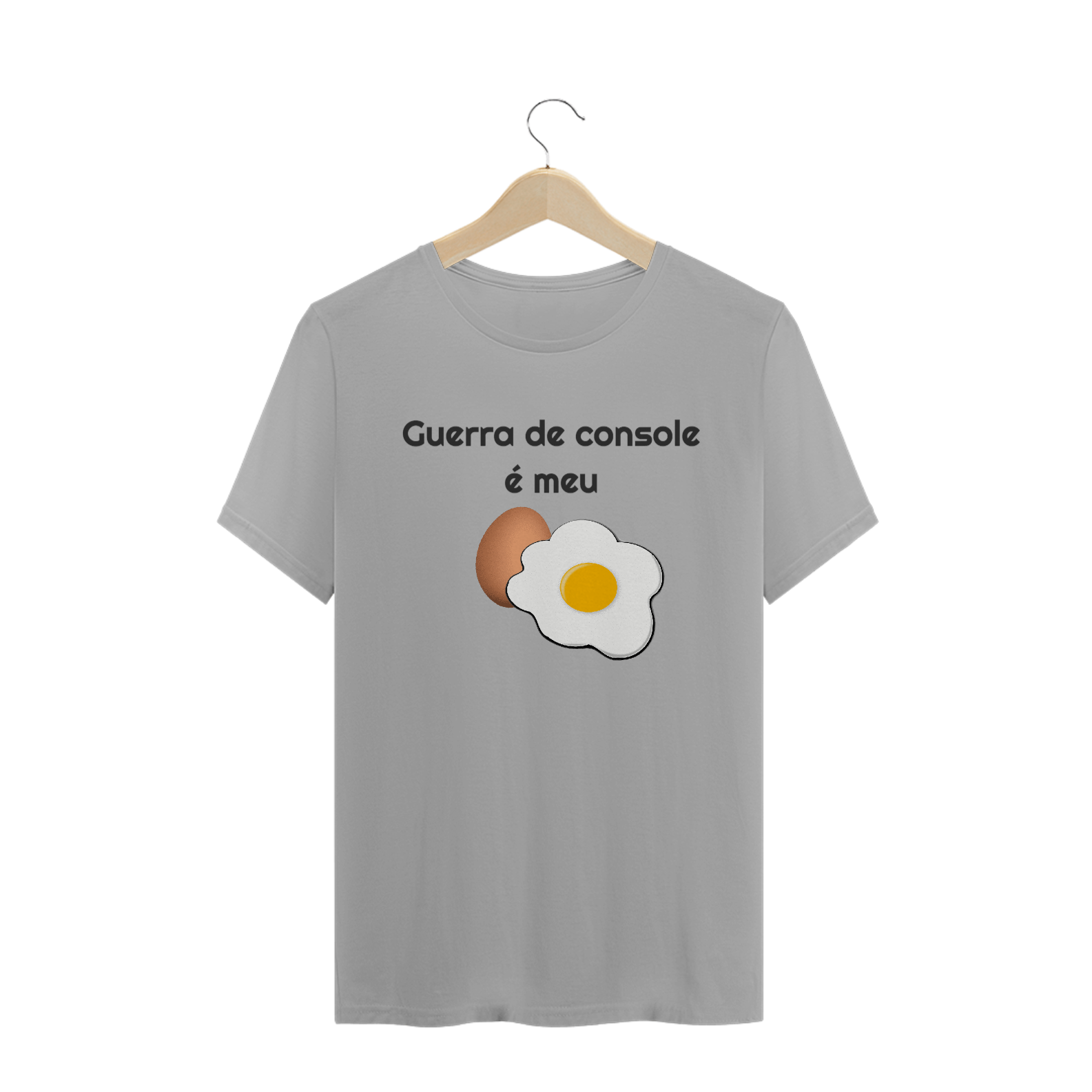 Nome do produto: Camiseta MASCULINA Guerra de Consoles É Meu Ovo