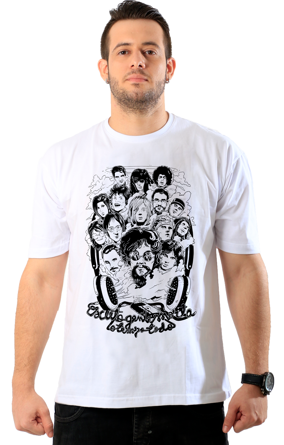 Nome do produto: Camiseta Escuto Gente Morta