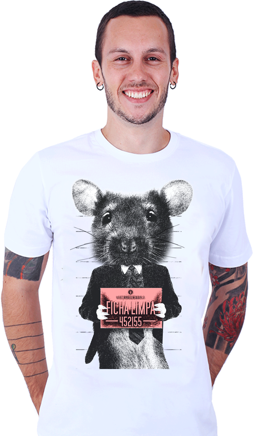 Nome do produto: Camiseta Ficha Limpa